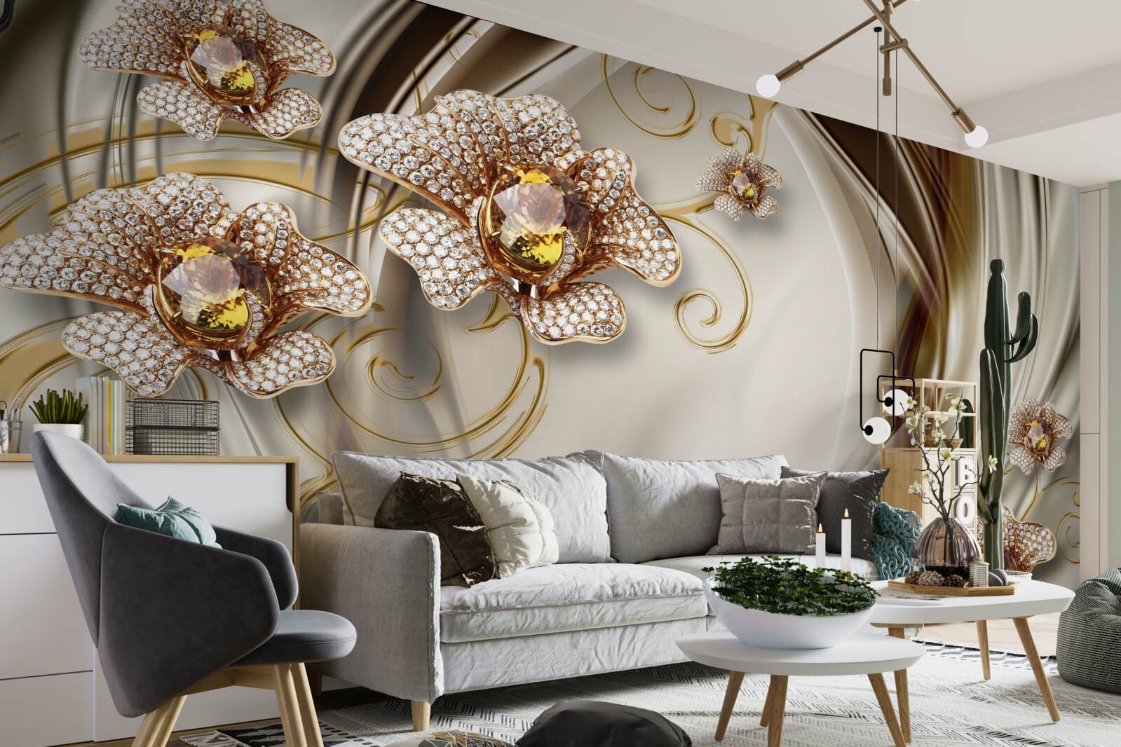 Fototapeta kamenné rastliny