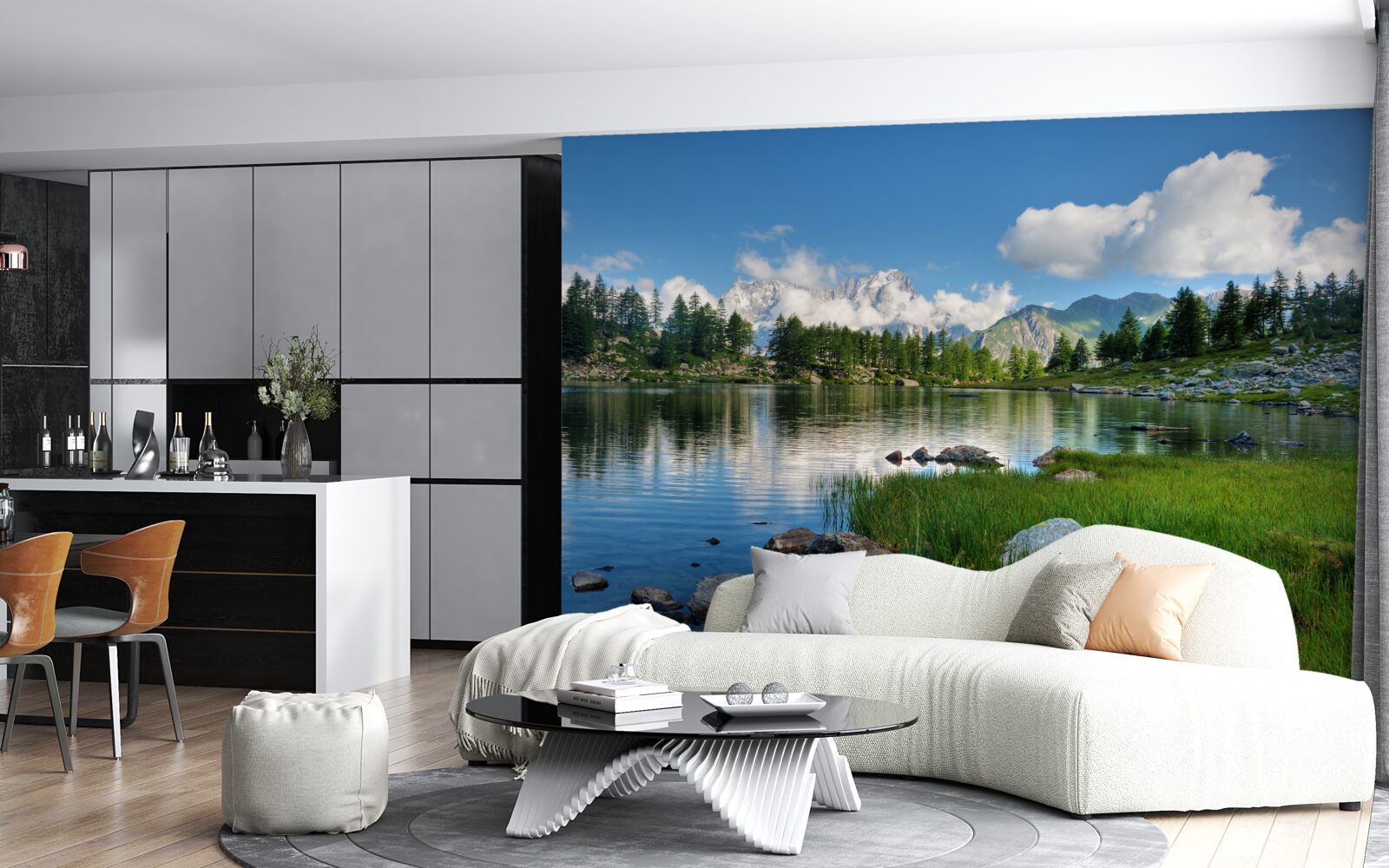 Fototapeta letná chuť tichej horskej rieky