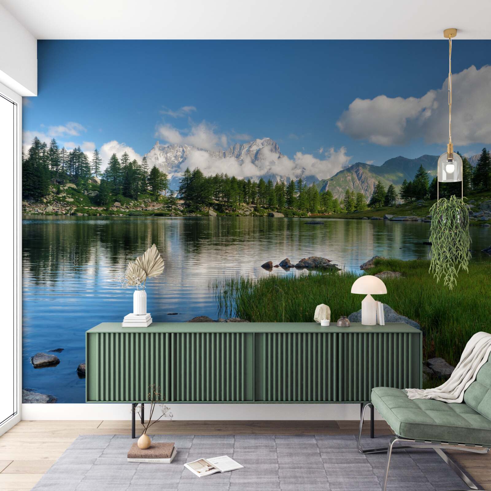 Fototapeta letná chuť tichej horskej rieky