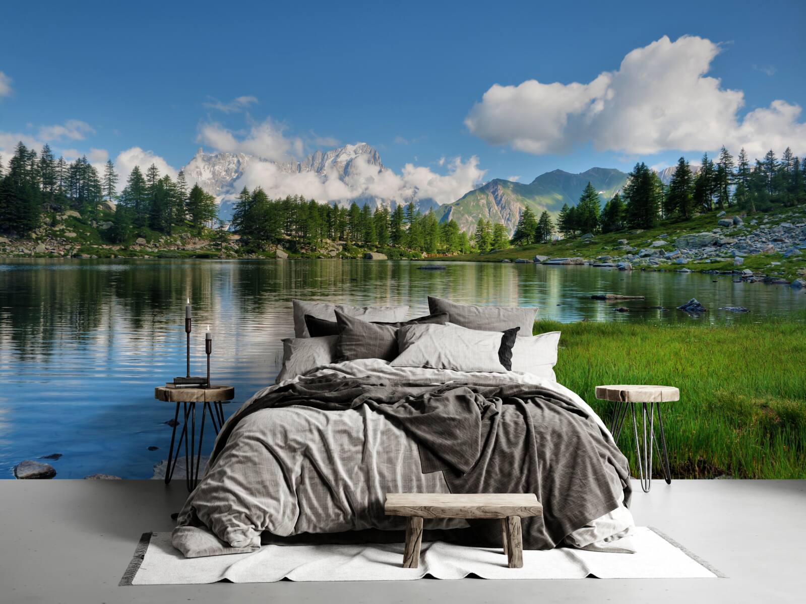 Fototapeta letná chuť tichej horskej rieky