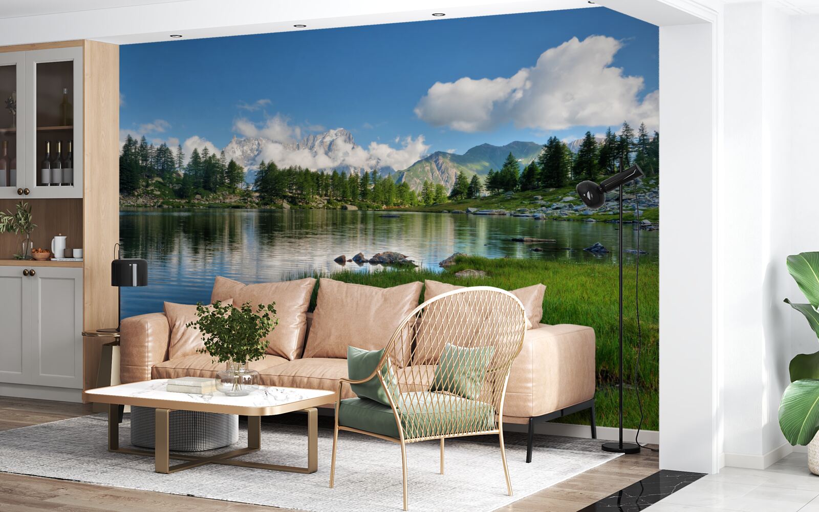 Fototapeta letná chuť tichej horskej rieky