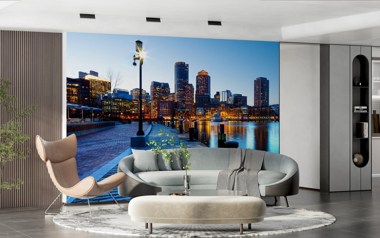 Fototapeta západ slnka na neobývanom móle