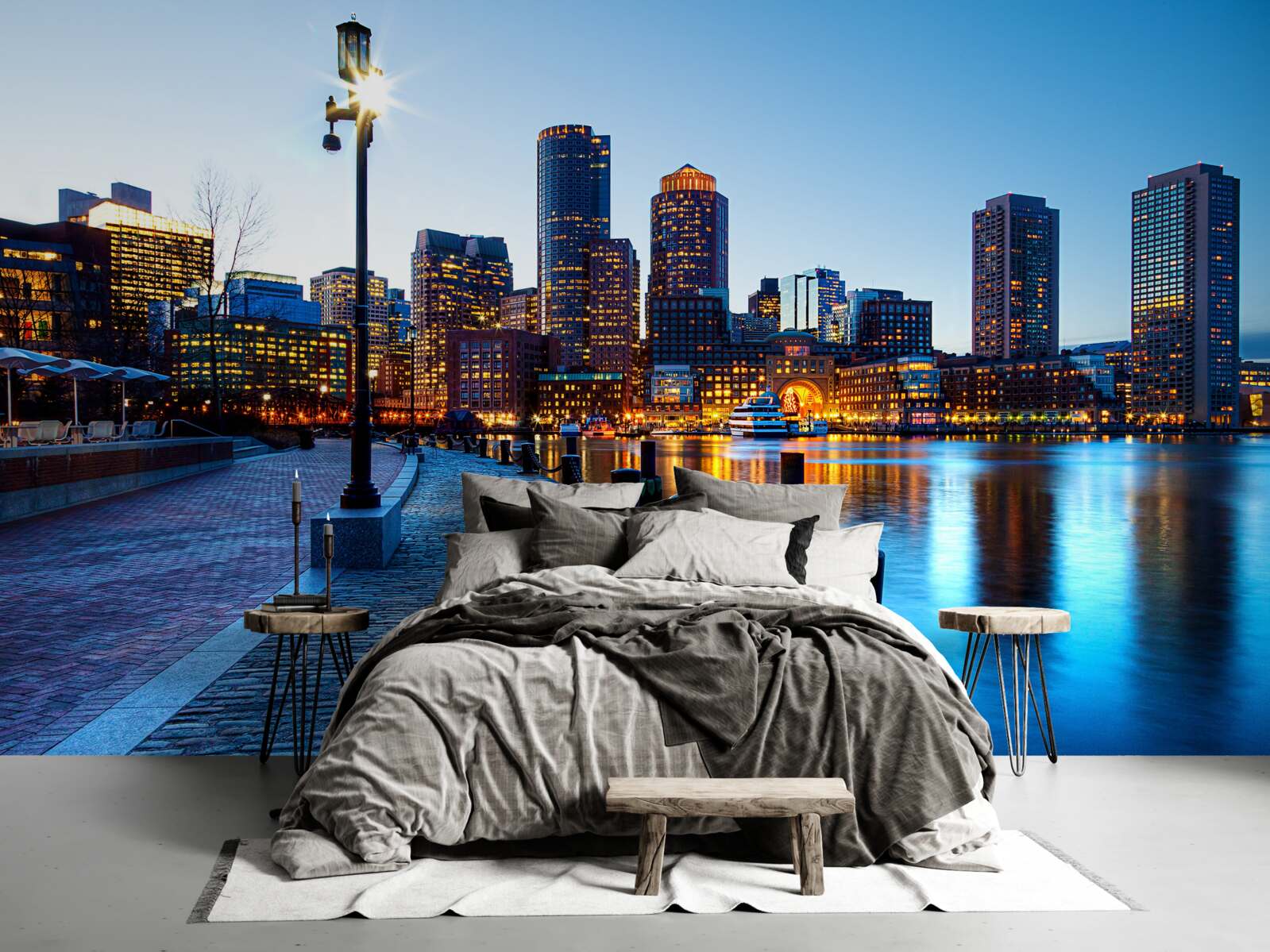 Fototapeta západ slnka na neobývanom móle