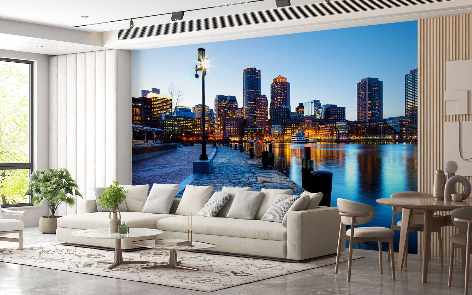 Fototapeta západ slnka na neobývanom móle