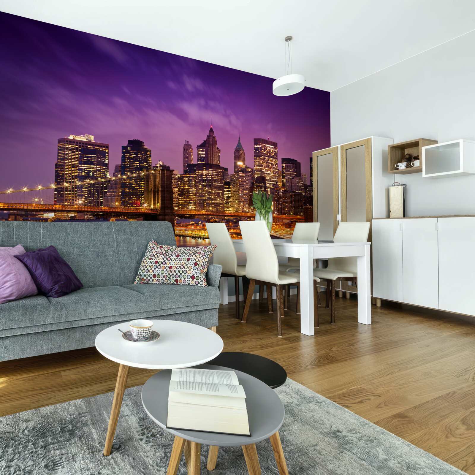 Fototapeta Brooklynský most v noci