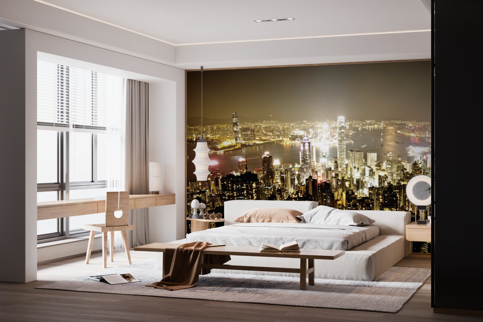 Fototapeta nočné svetlá v new yorku