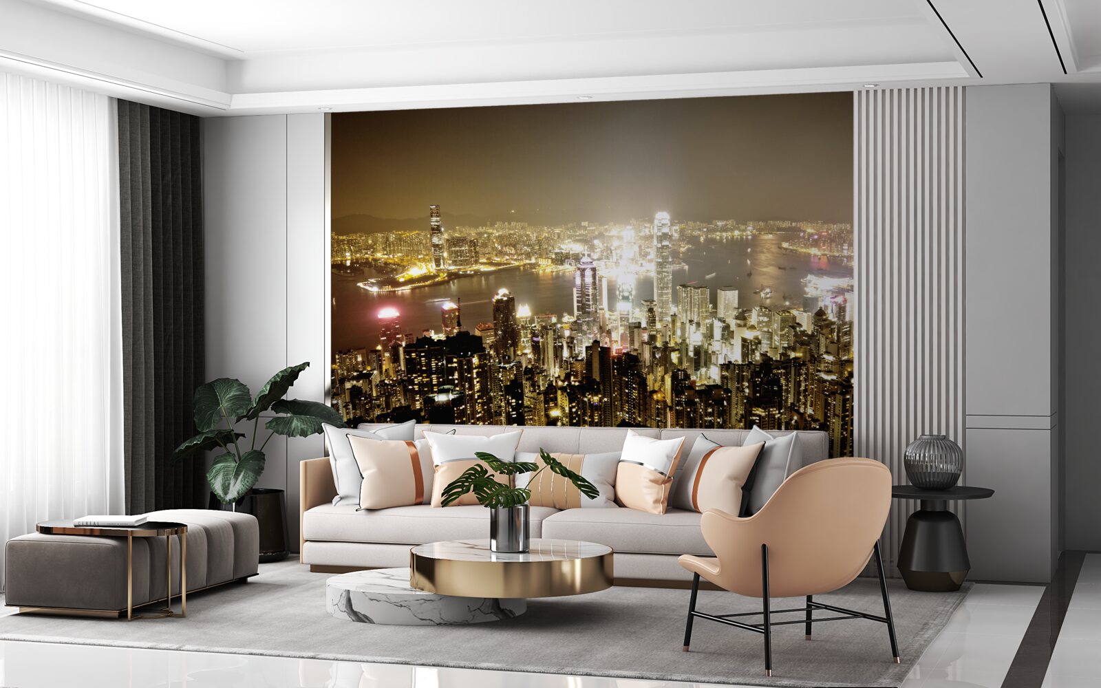 Fototapeta nočné svetlá v new yorku