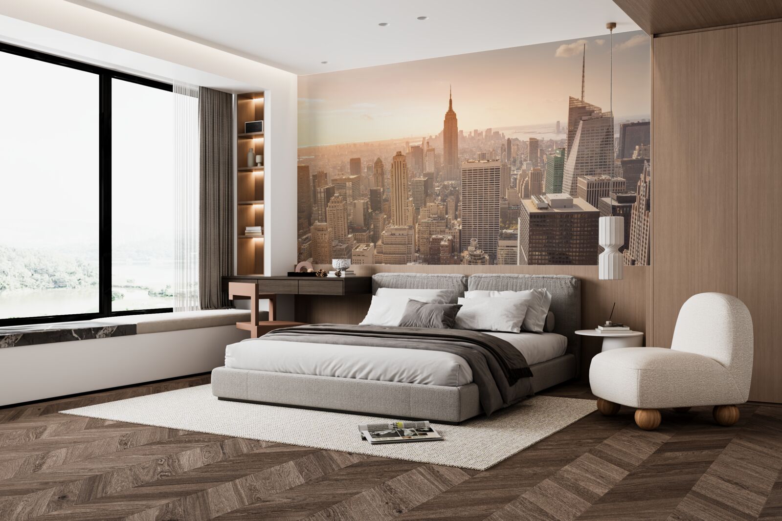 Fototapeta Svitanie nad New Yorkom