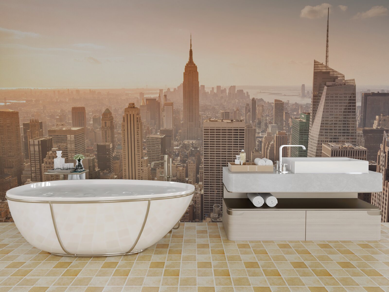 Fototapeta Svitanie nad New Yorkom