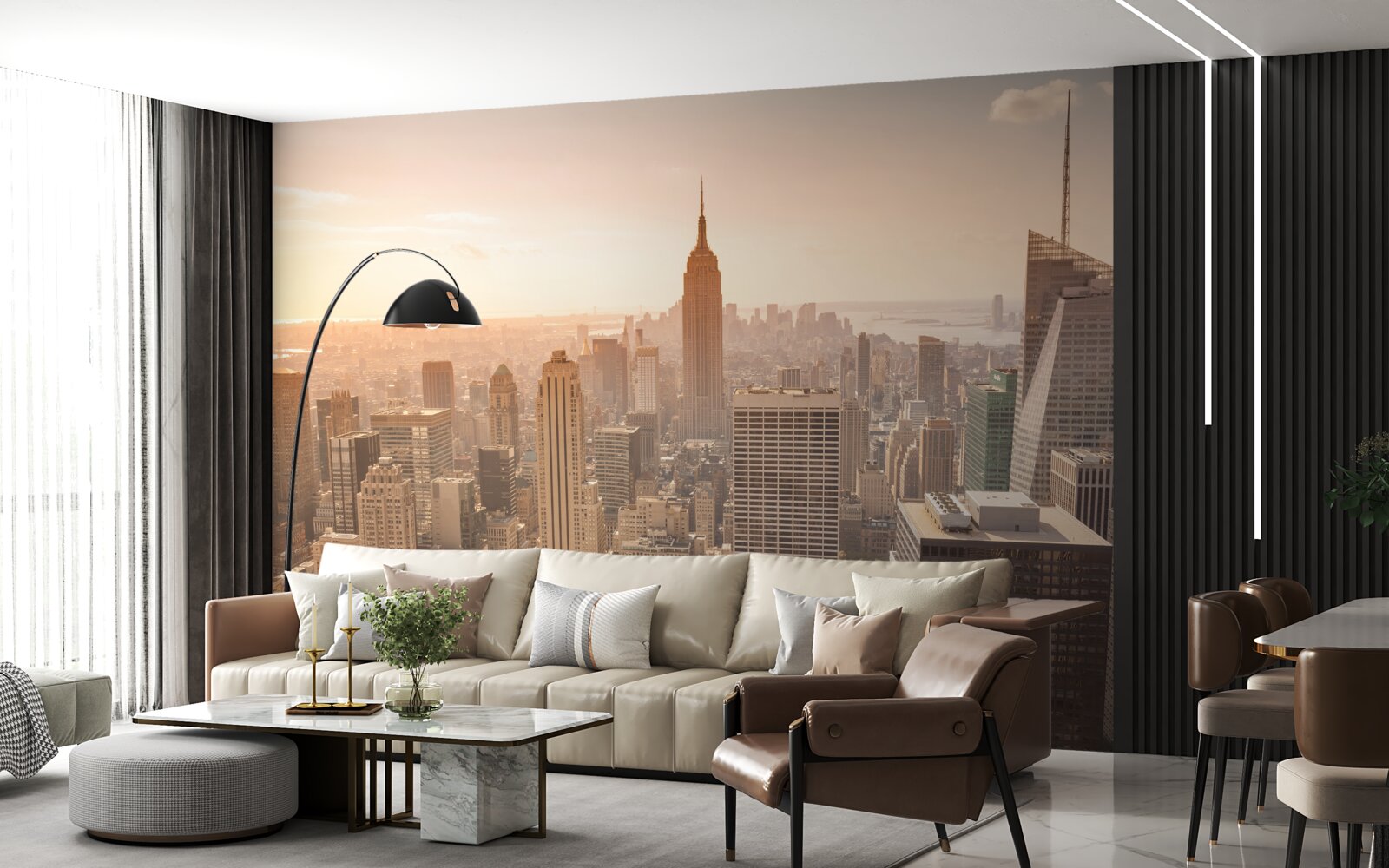 Fototapeta Svitanie nad New Yorkom