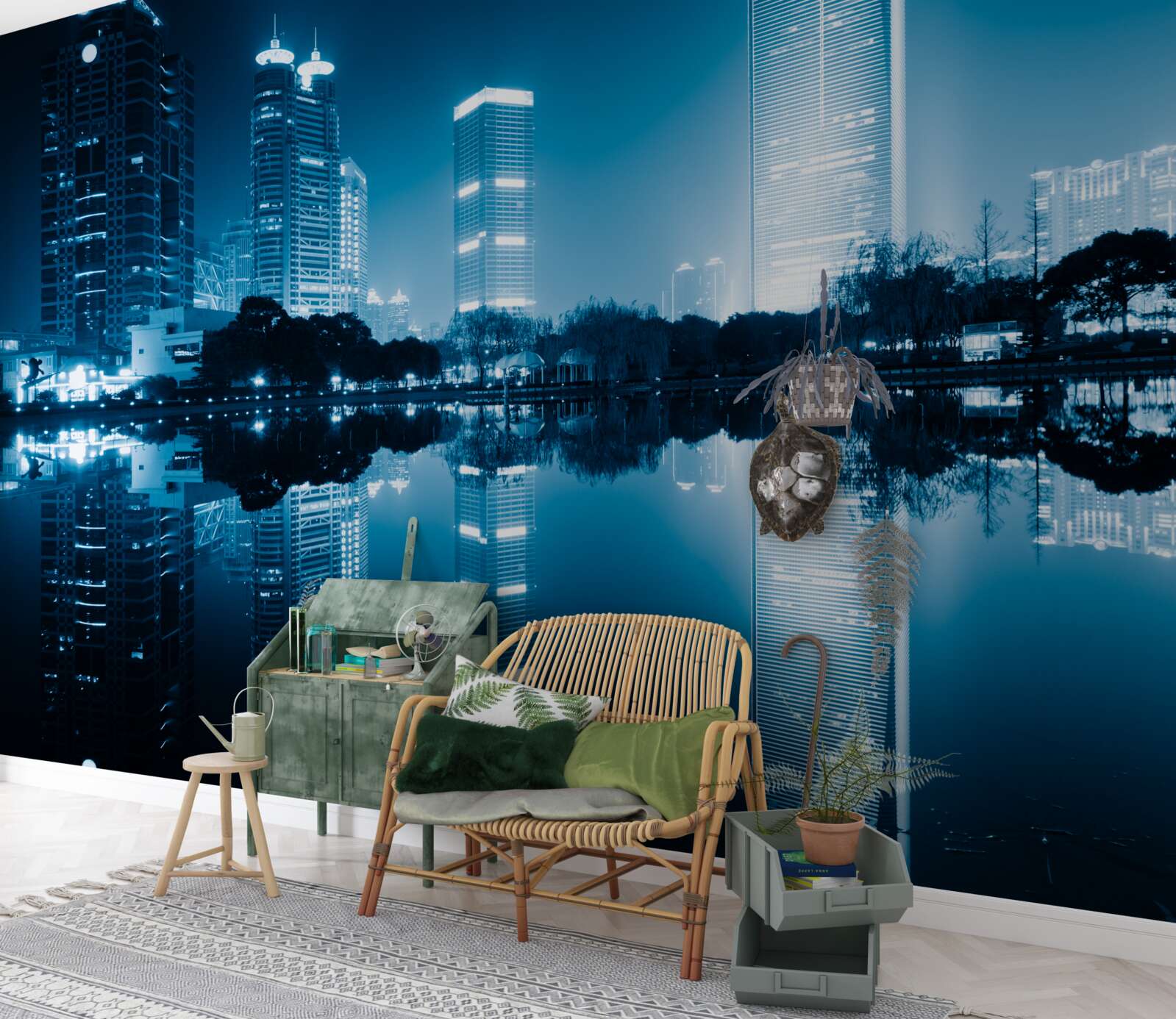 Fototapeta zobrazovanie svetiel nočného mesta