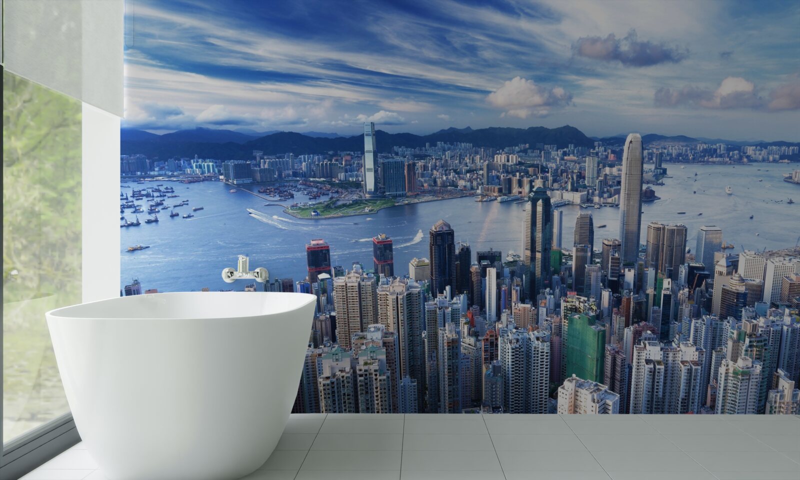 Fototapeta Mrakodrapy v prístave Victoria