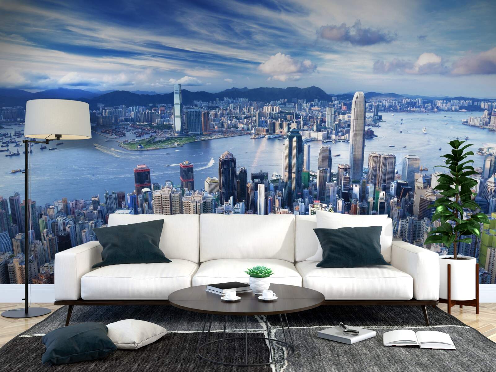 Fototapeta Mrakodrapy v prístave Victoria