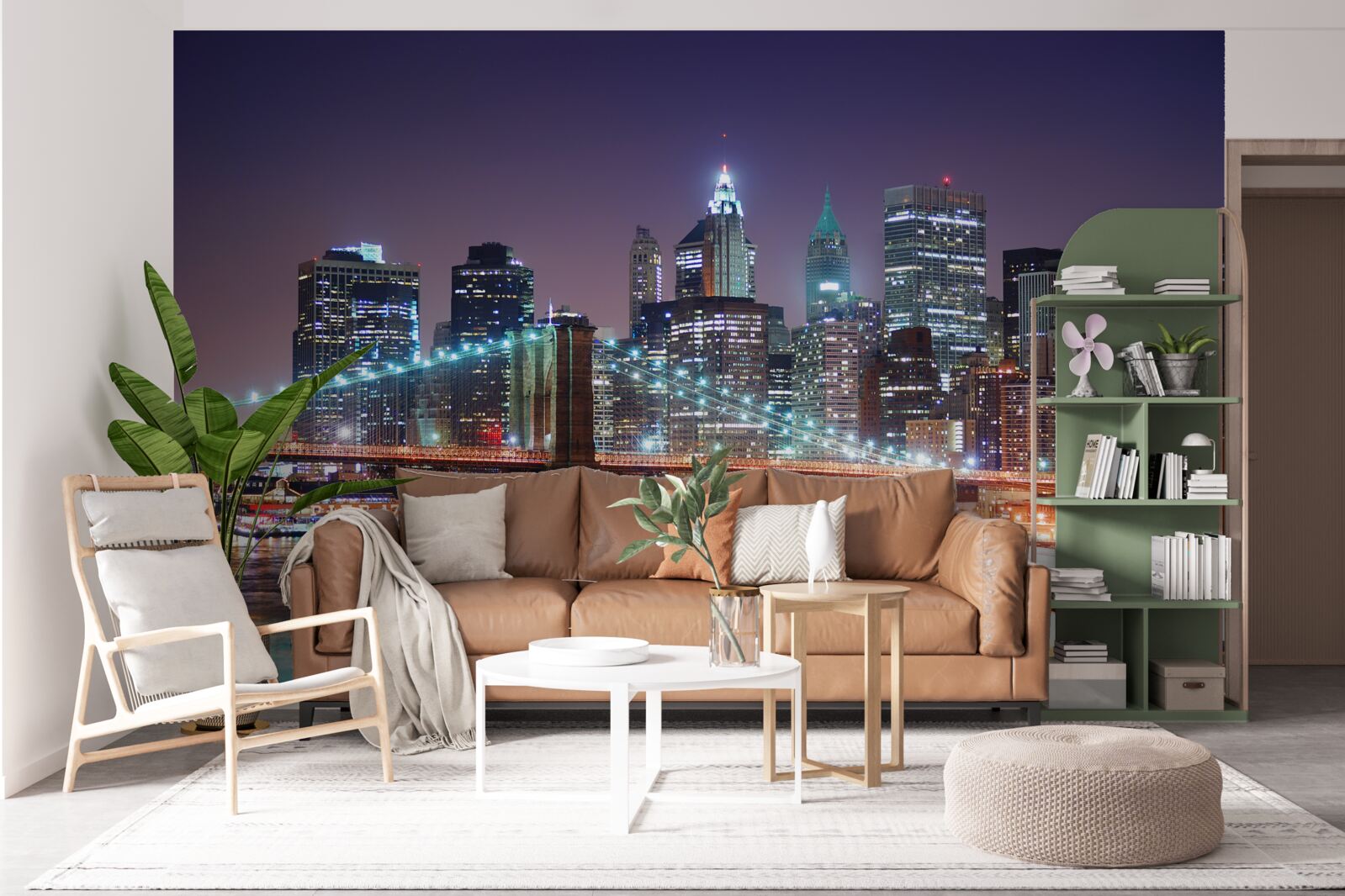 Fototapeta Brooklynský most v nočnej panoráme