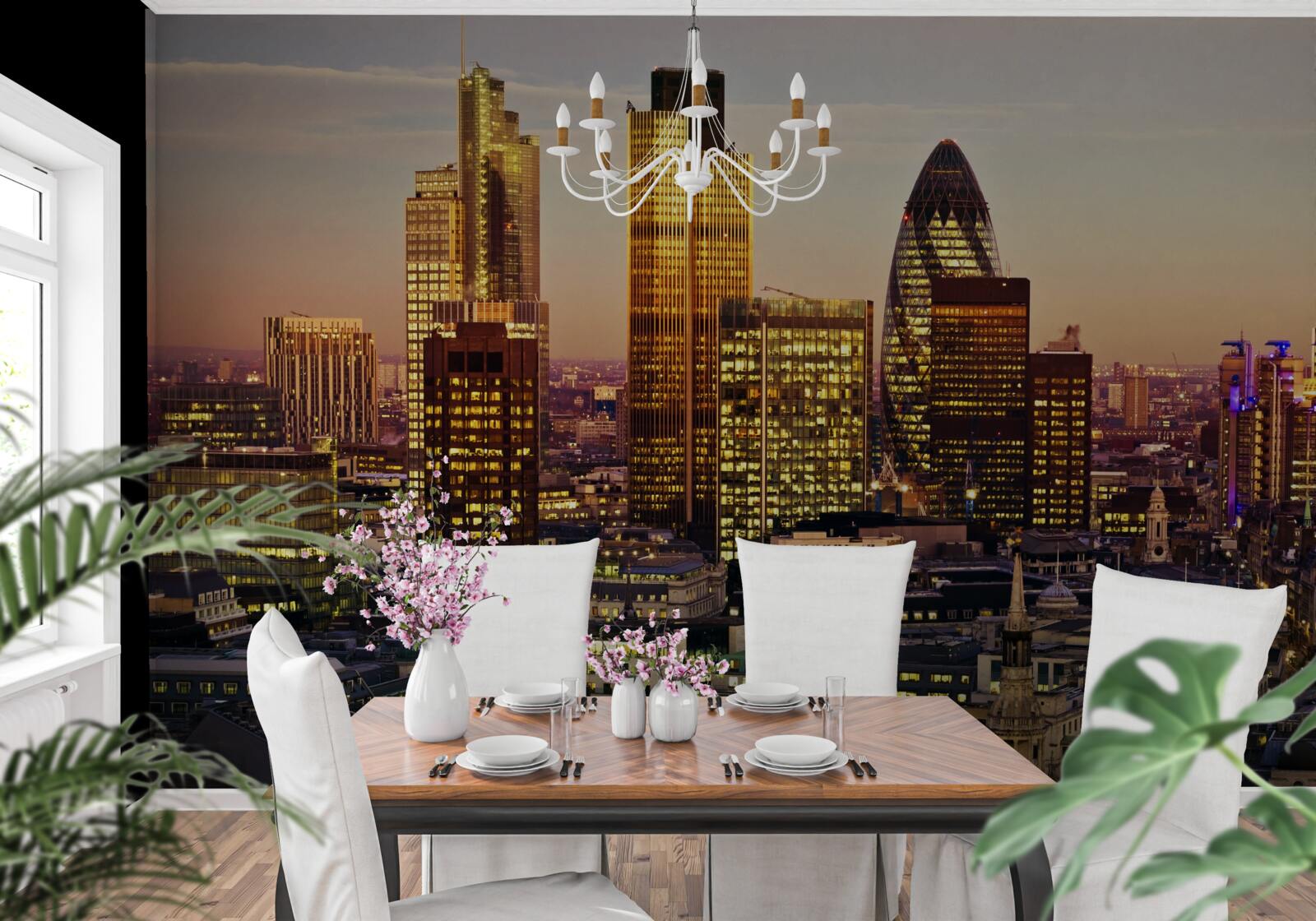 Fototapeta Svetlá zlatého Londýna