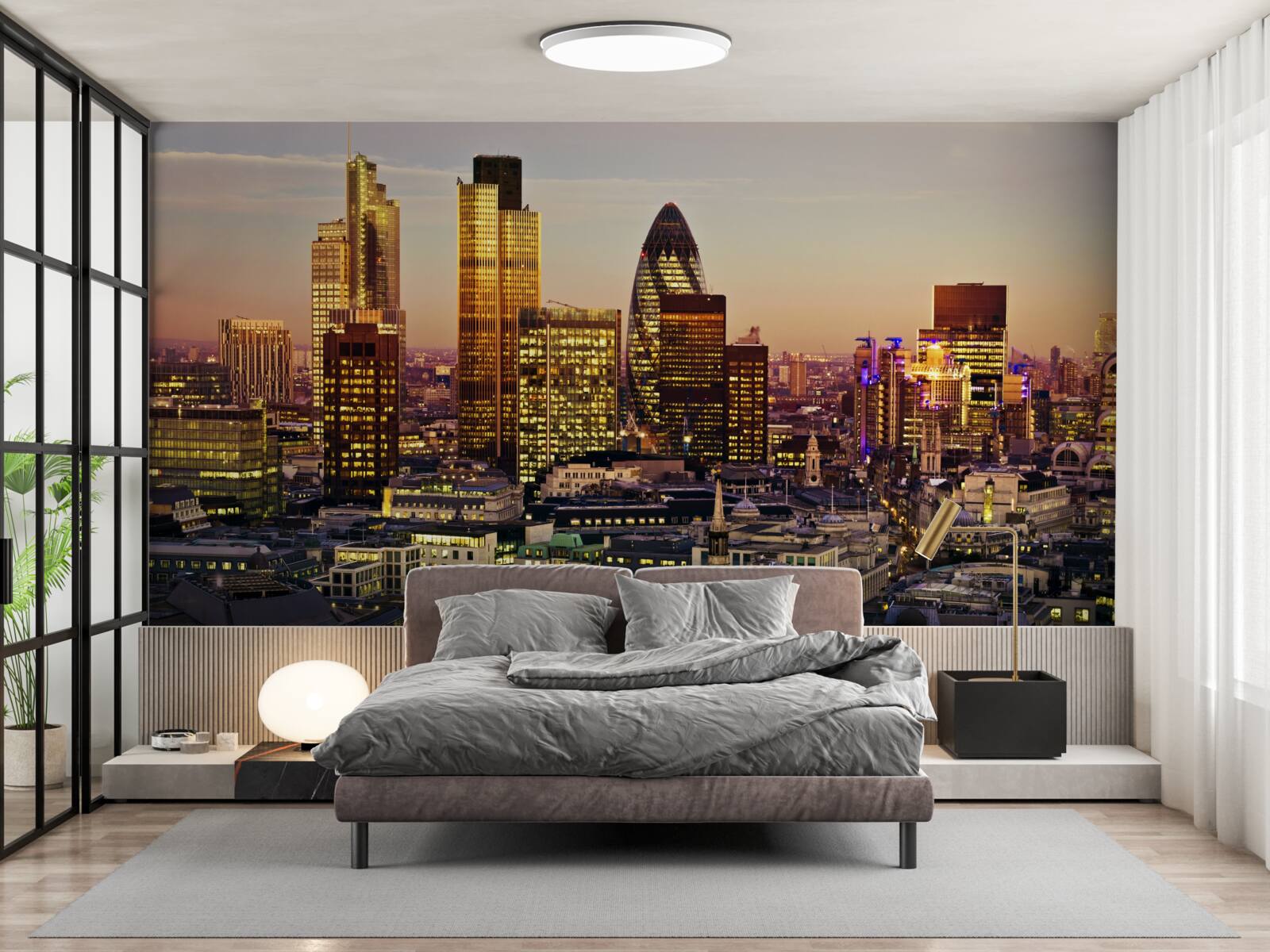 Fototapeta Svetlá zlatého Londýna