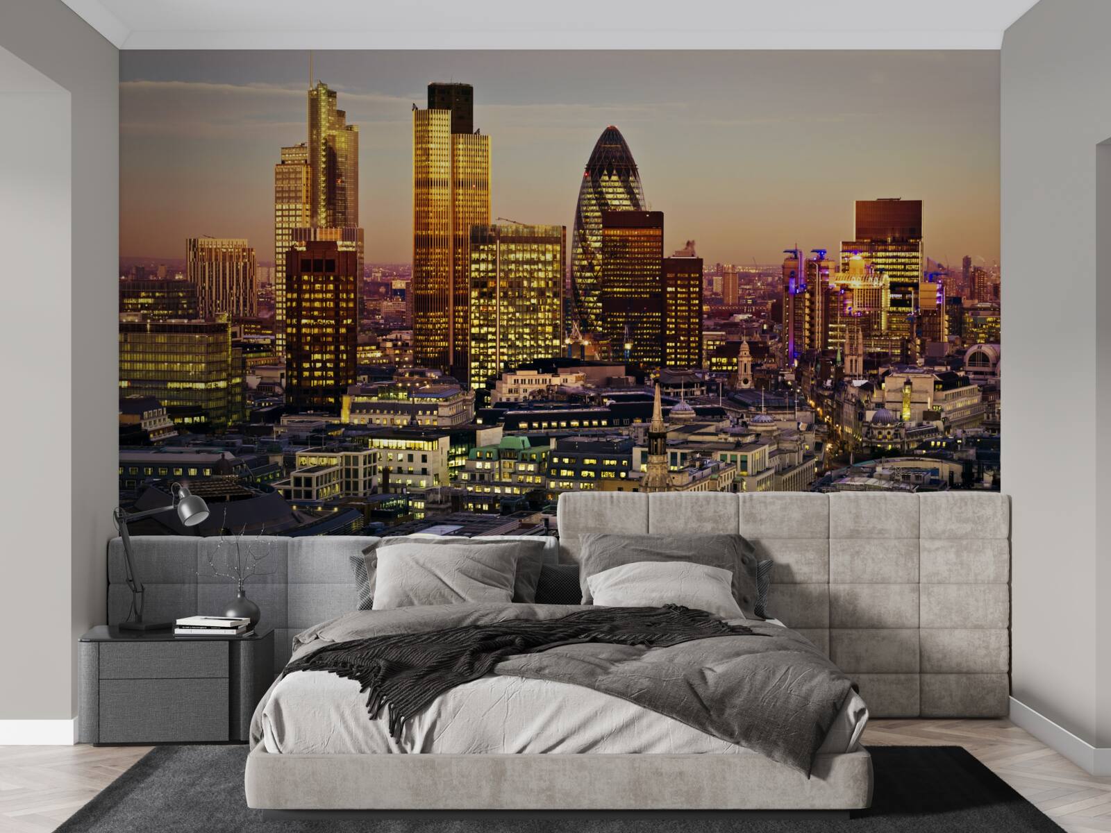 Fototapeta Svetlá zlatého Londýna