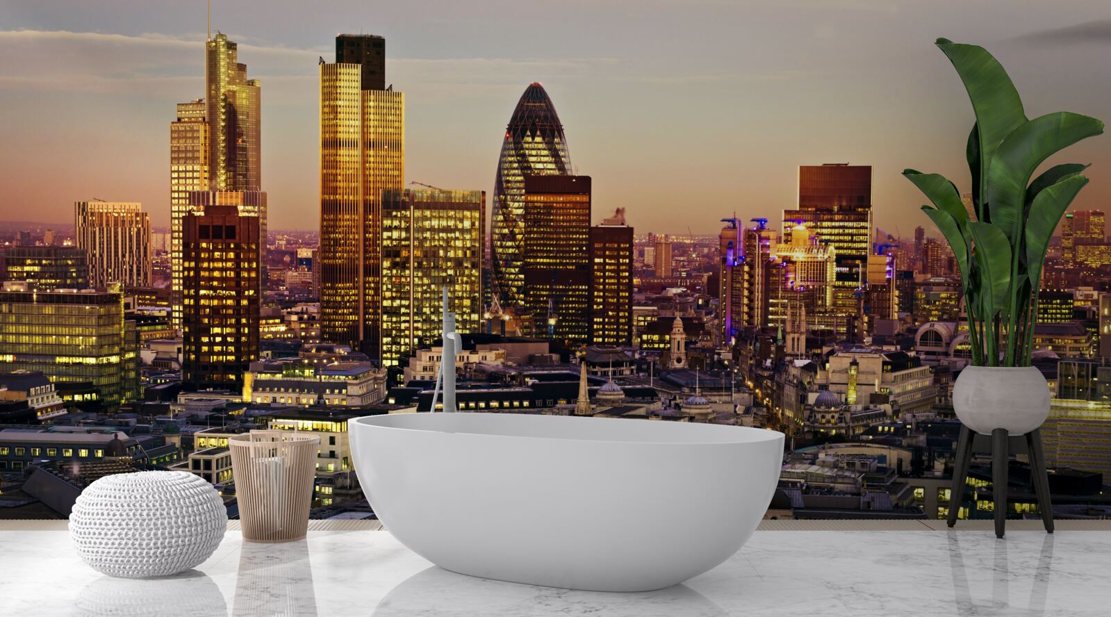 Fototapeta Svetlá zlatého Londýna