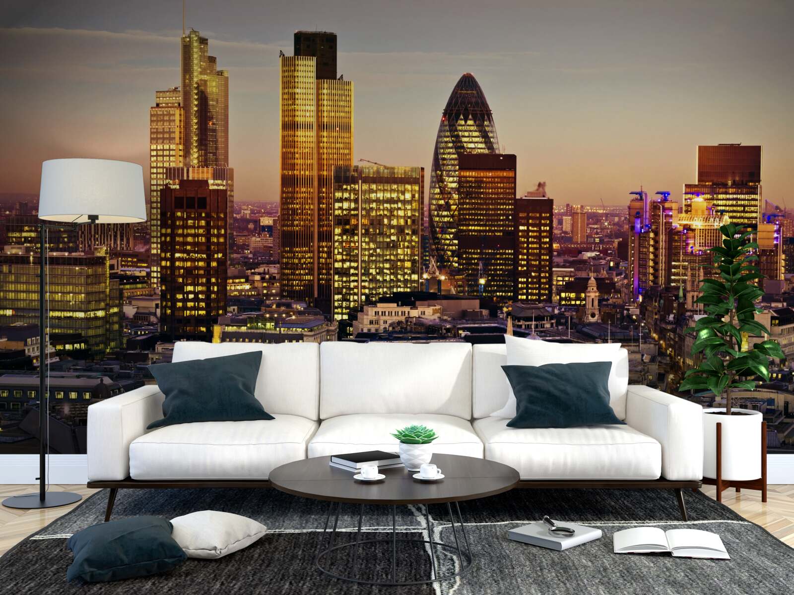 Fototapeta Svetlá zlatého Londýna