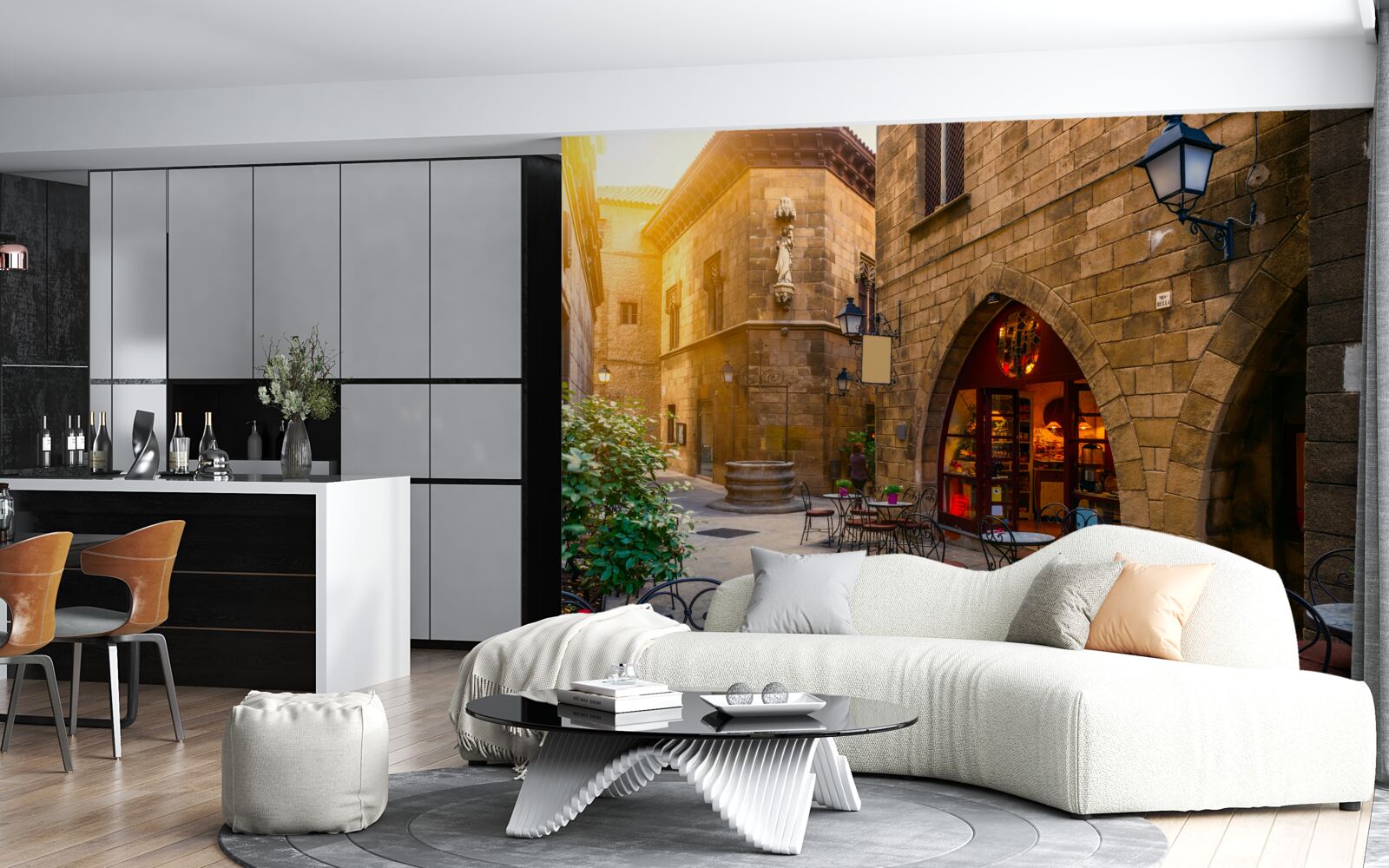 Fototapeta Barcelona, ​​Gotická štvrť