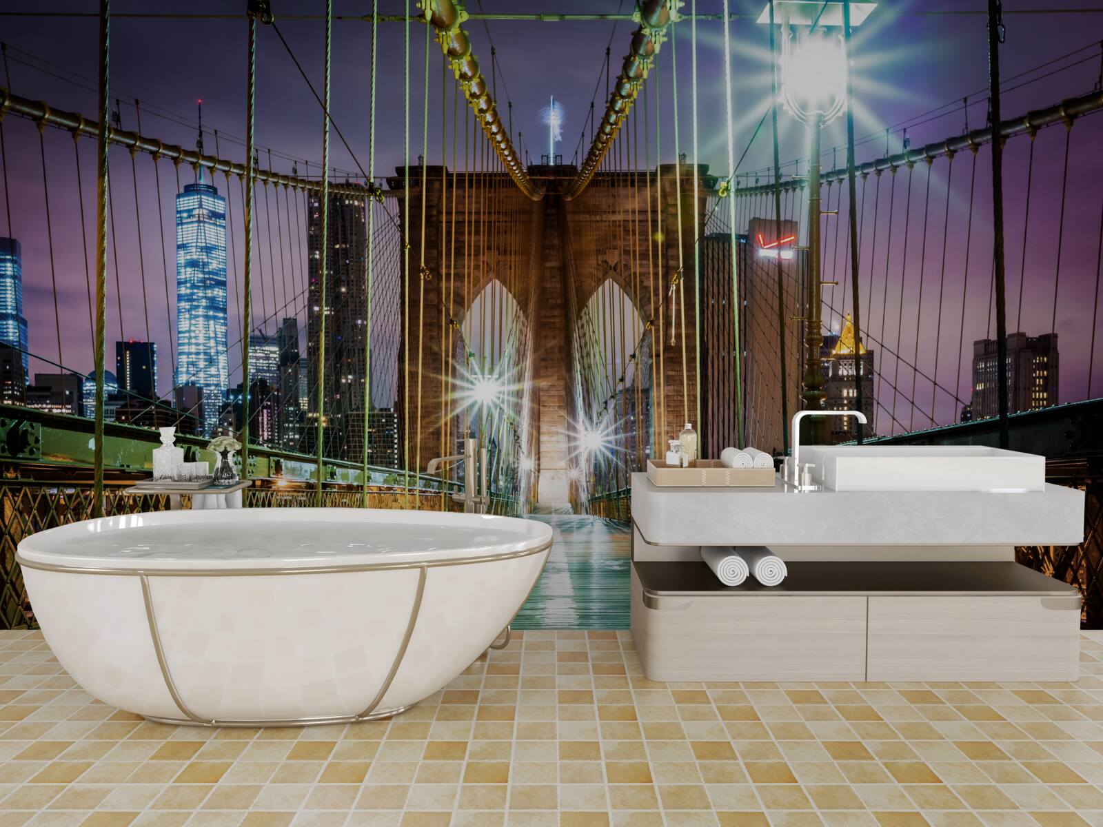 Fototapeta Brooklynský most pre chodcov