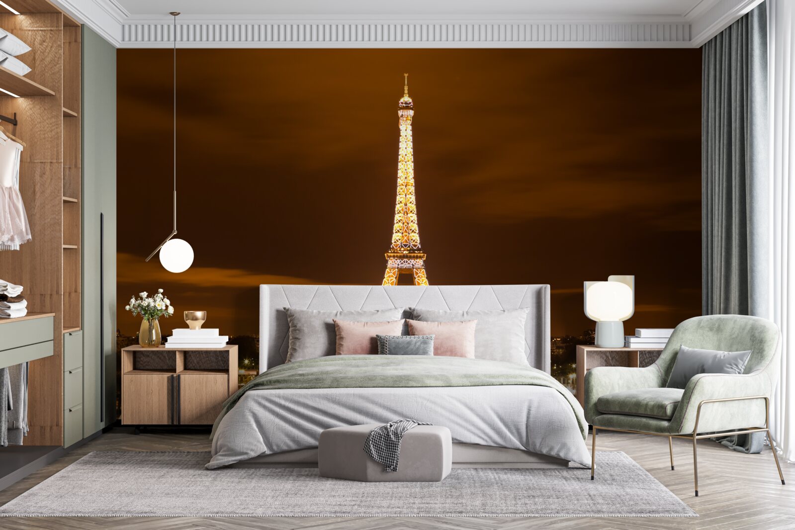 Fototapeta duša Paríža v noci