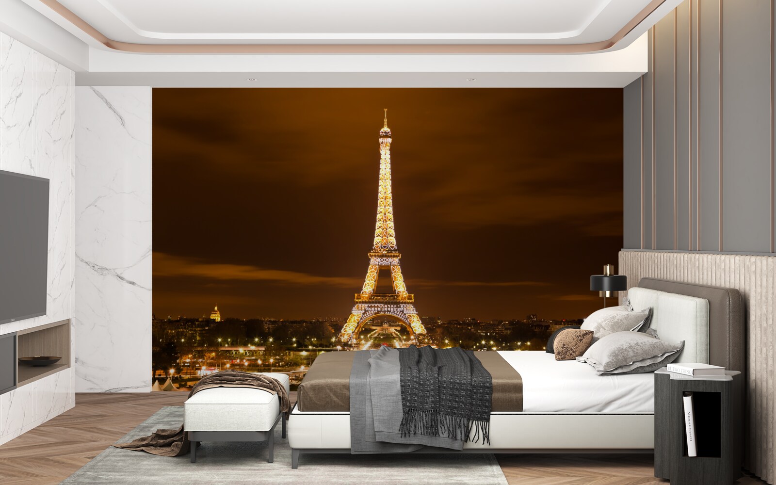 Fototapeta duša Paríža v noci