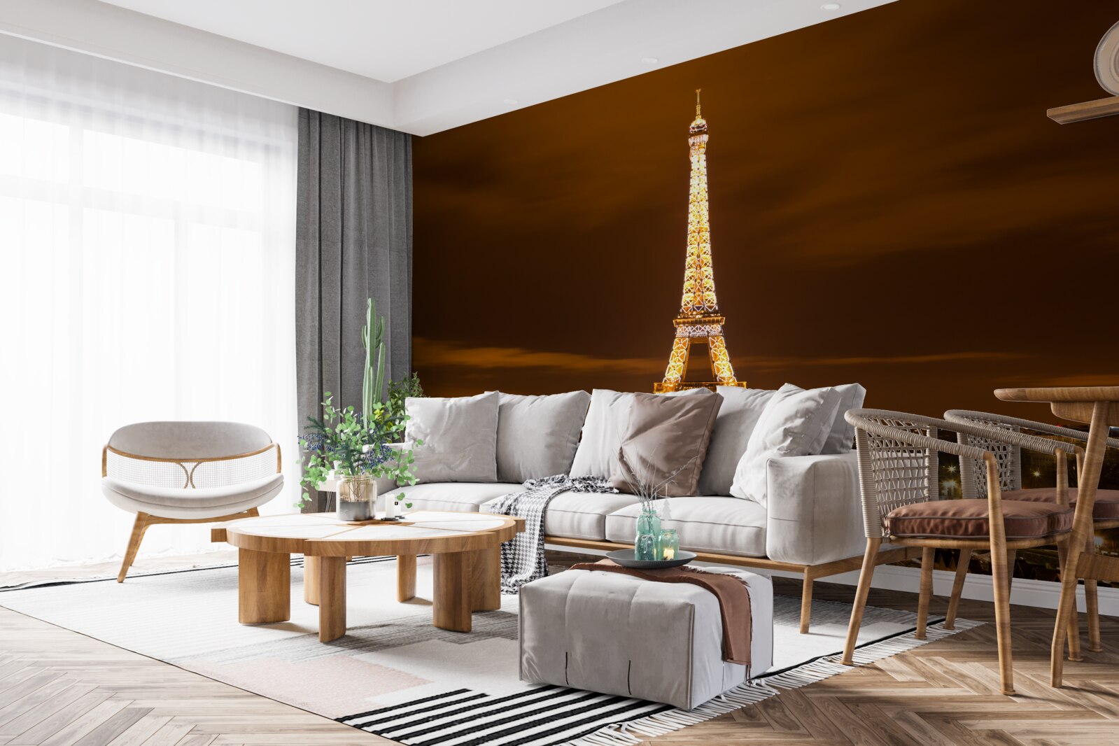 Fototapeta duša Paríža v noci