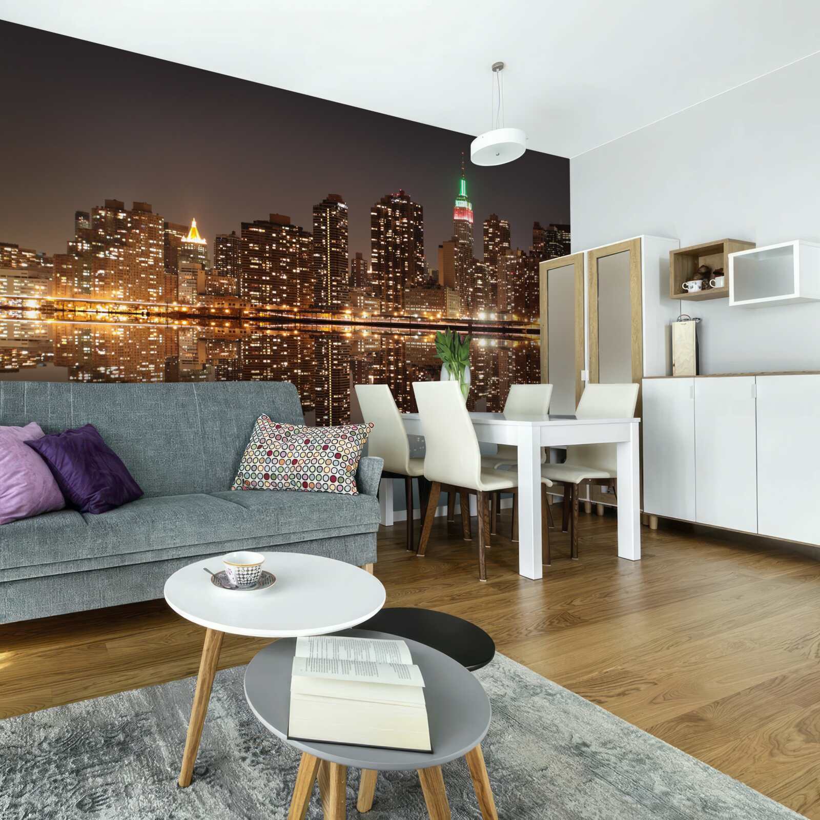 Fototapeta odraz mesta vo vode je ako zrkadlo