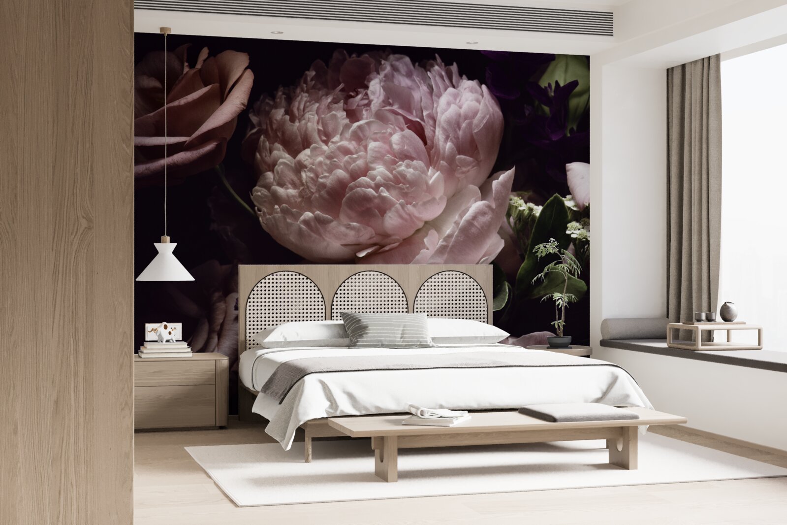 Fototapeta sada retro ruží