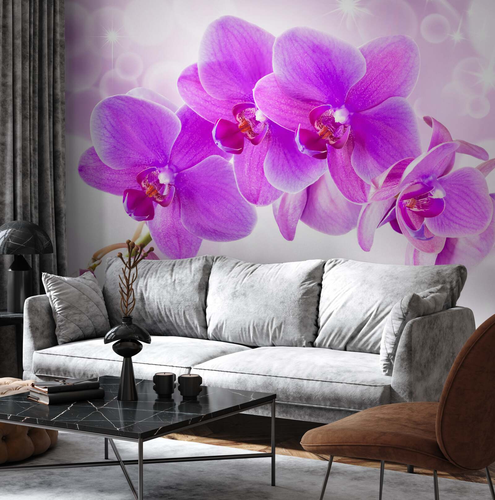 Fototapeta jemná fialová orchidea vyzerá naozaj efektne