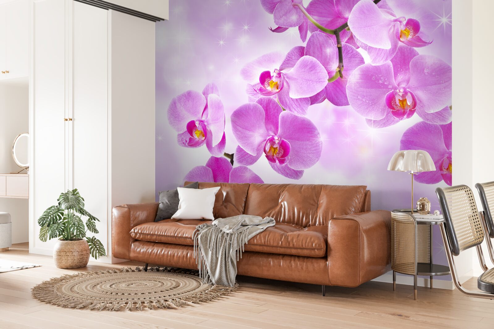 Fototapeta fialové orchidey visia