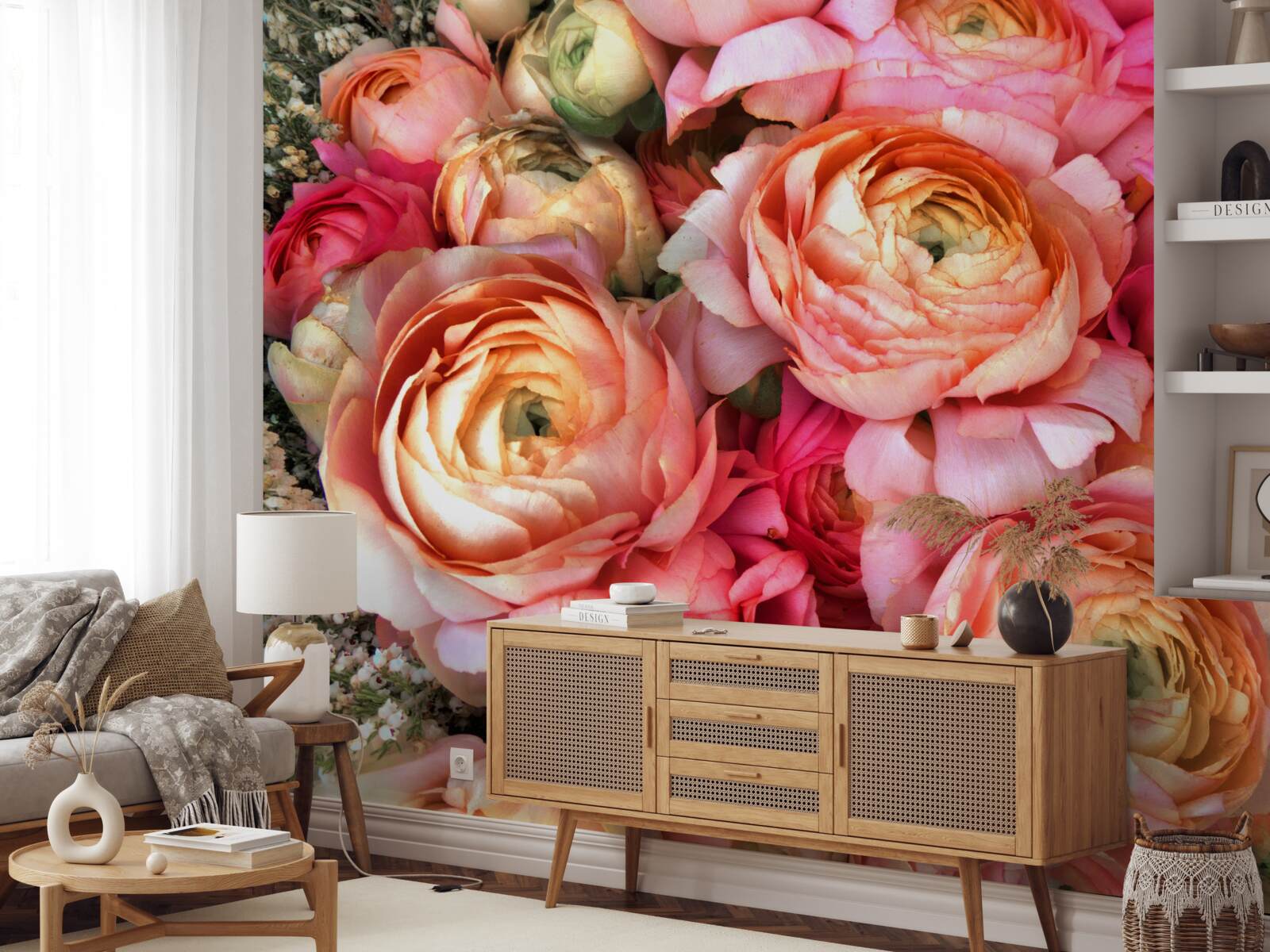 Fototapeta pivonky so širokou škálou farieb