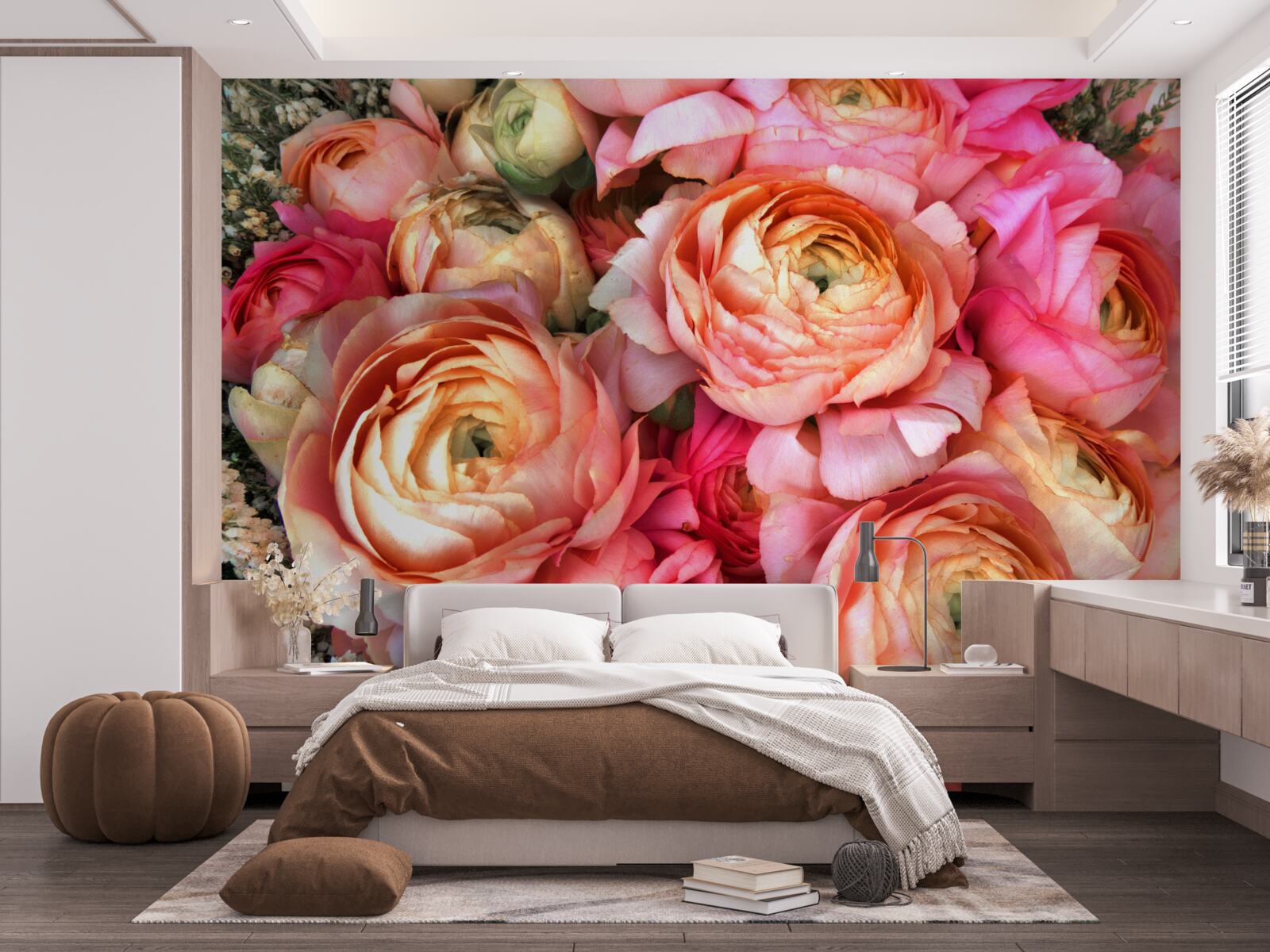 Fototapeta pivonky so širokou škálou farieb