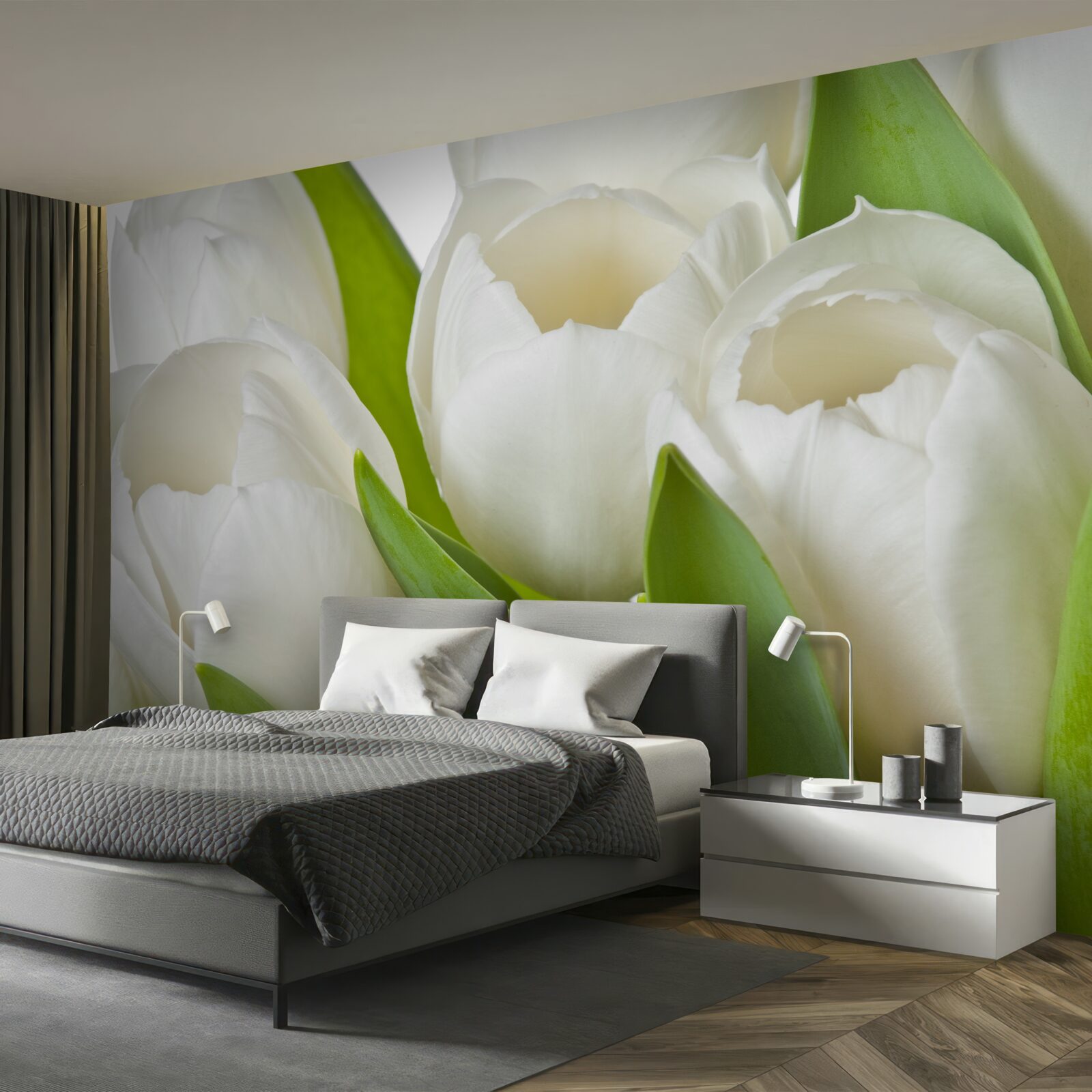 Fototapeta nádherné svetlé tulipány