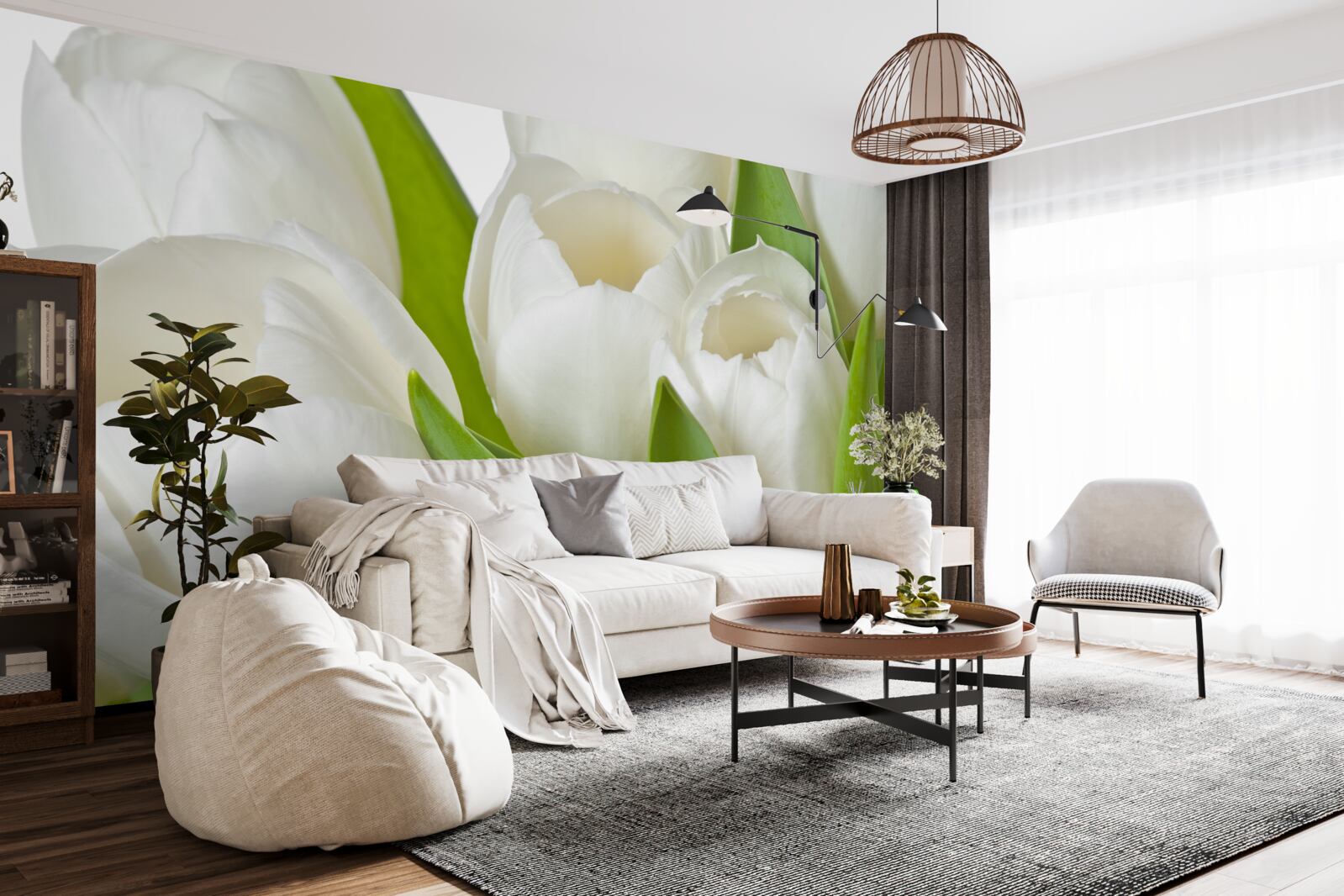 Fototapeta nádherné svetlé tulipány