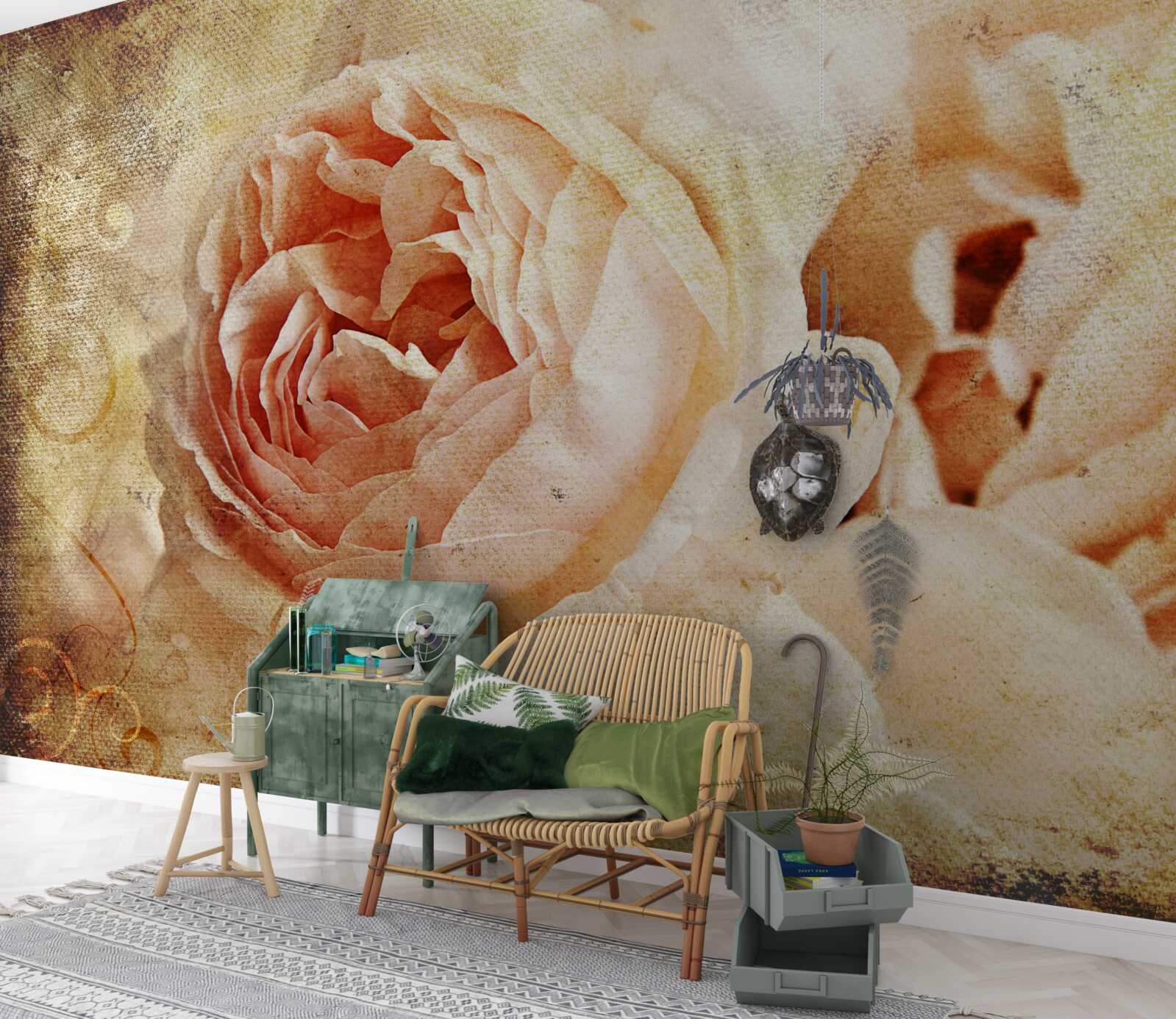 Fototapeta vintage ruže