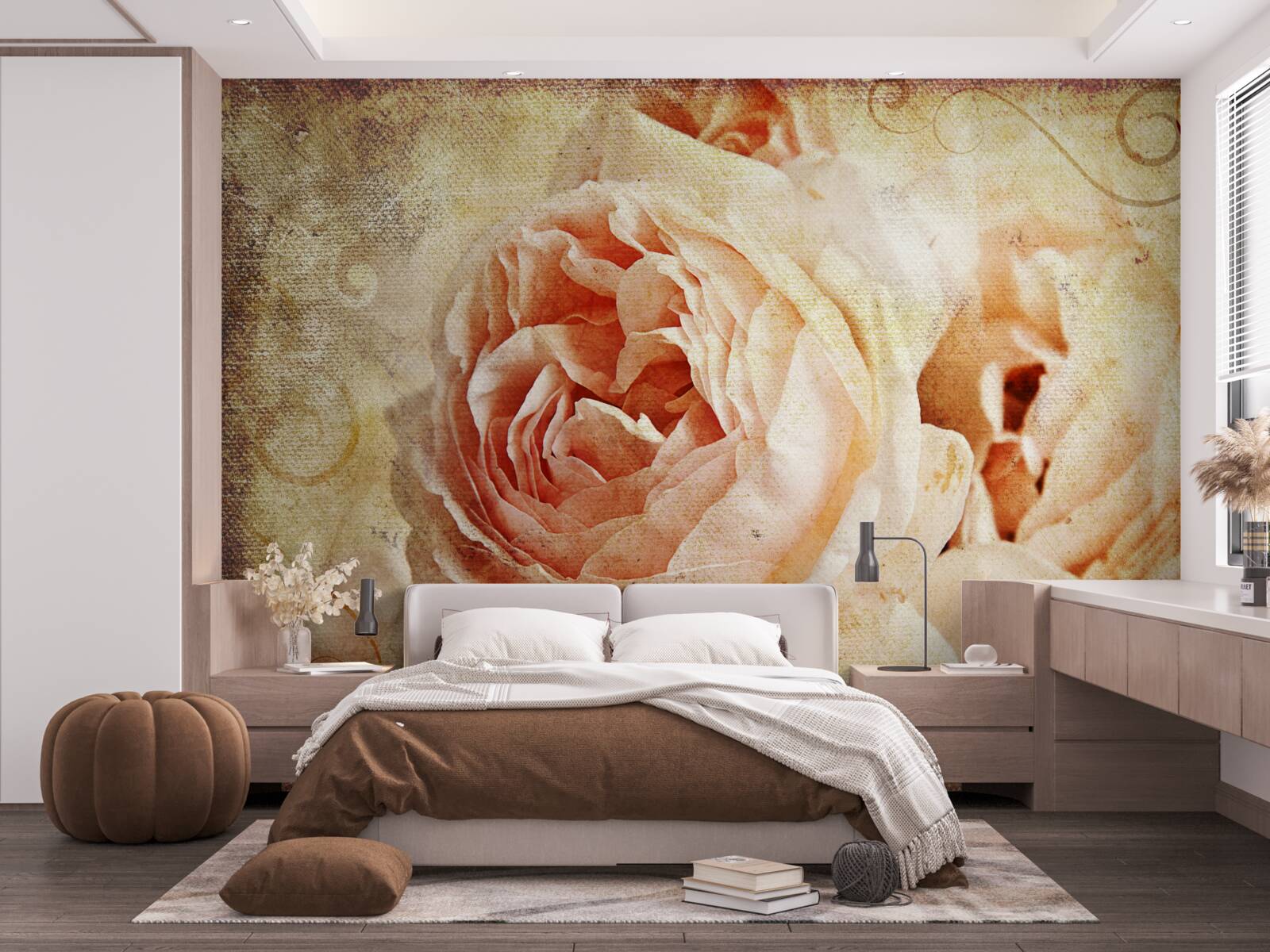 Fototapeta vintage ruže