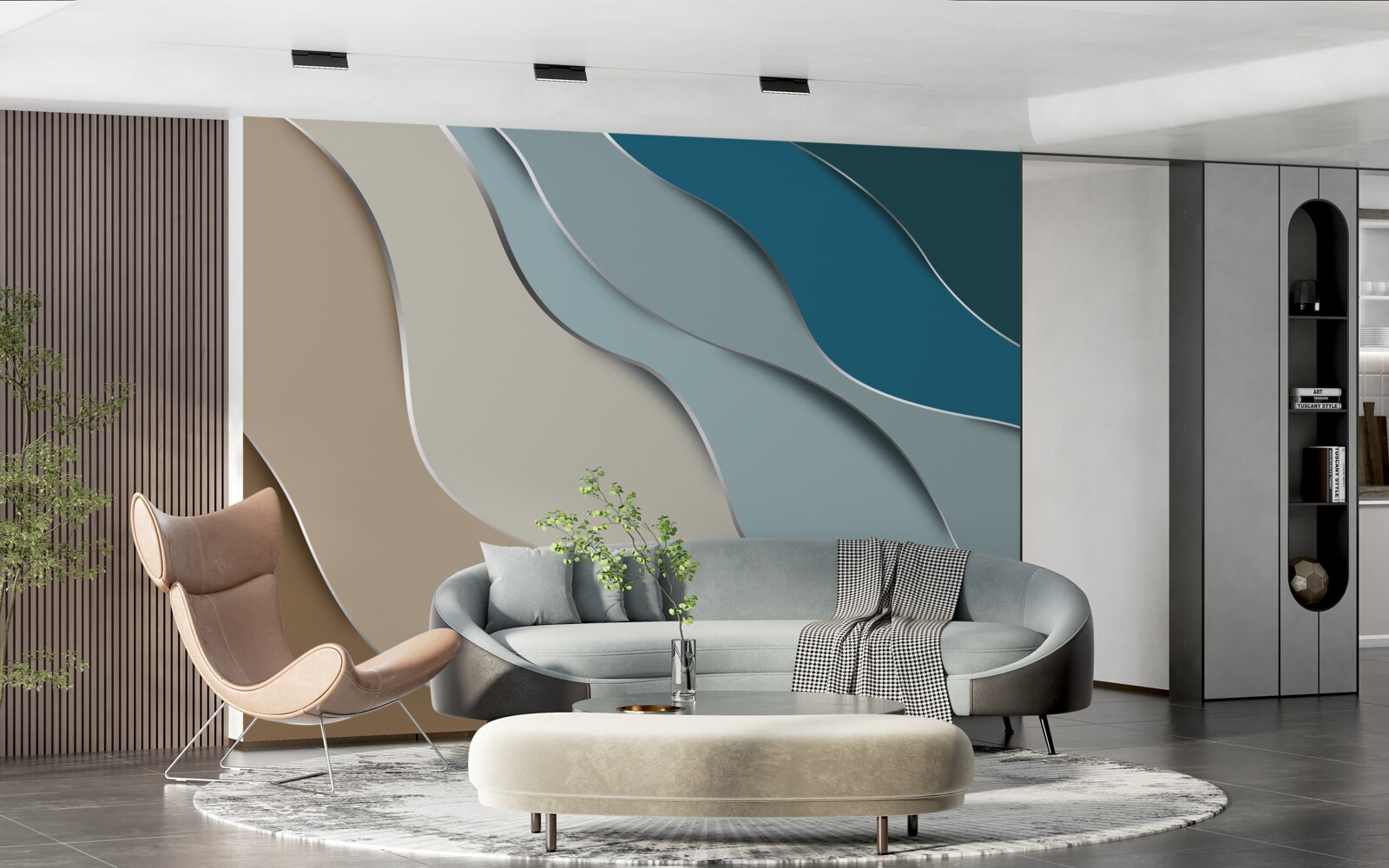 Fototapeta pastelové farby morského pobrežia