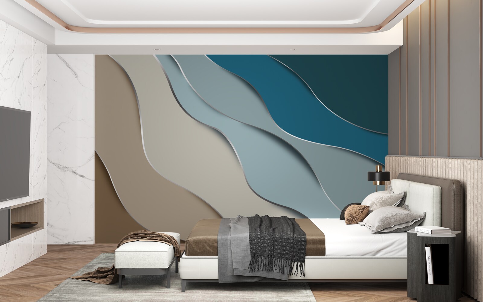 Fototapeta pastelové farby morského pobrežia