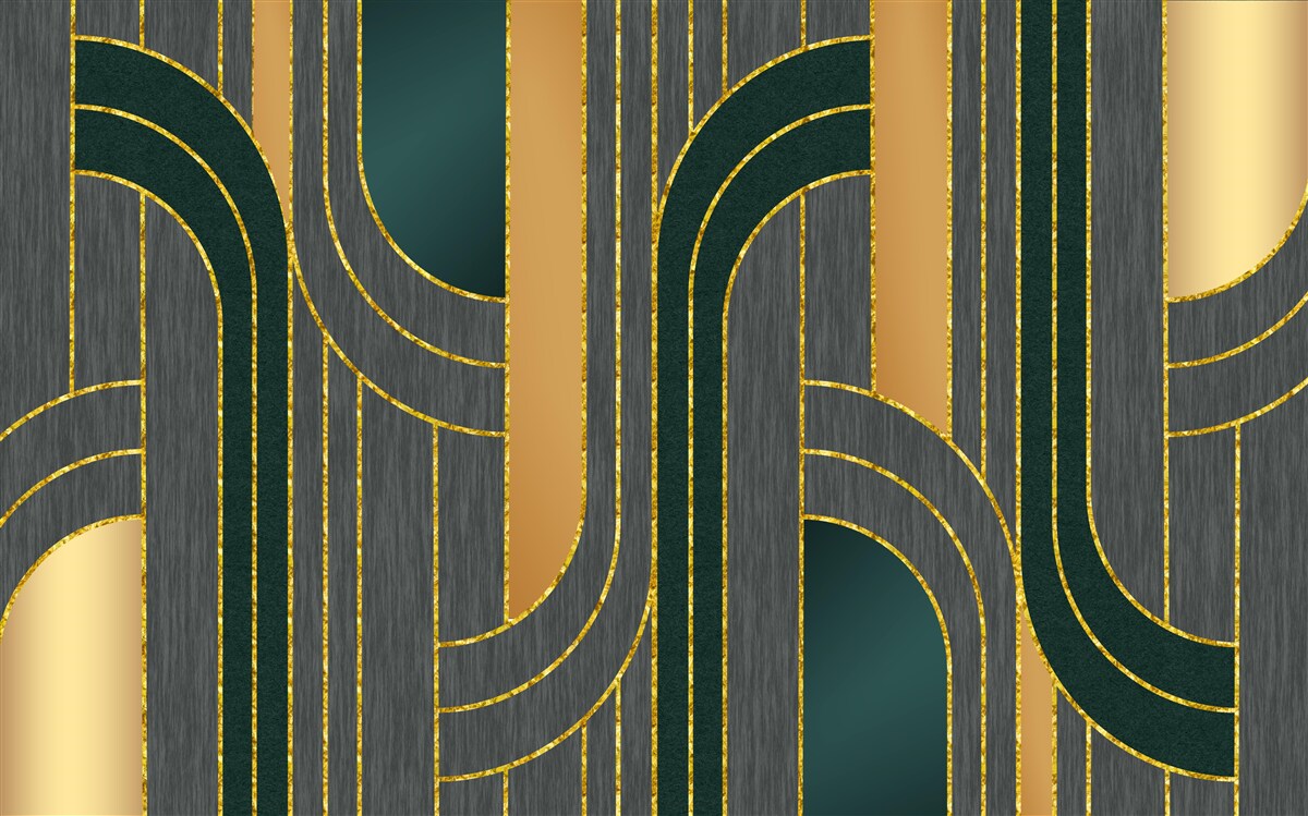 Fototapeta tmavé čiary, neustále a plynulo prechádzajúce jedna do druhej