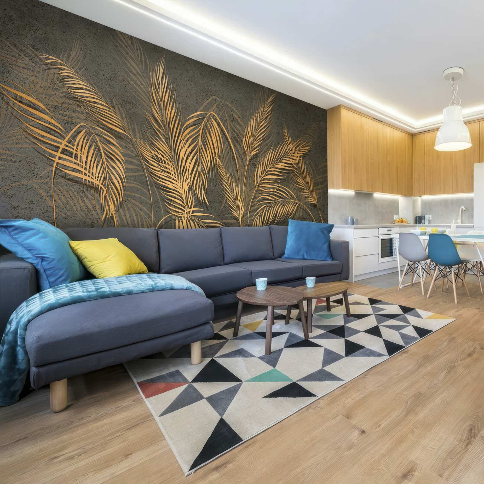 Fototapeta perie klasov prosa v zlatom svetle