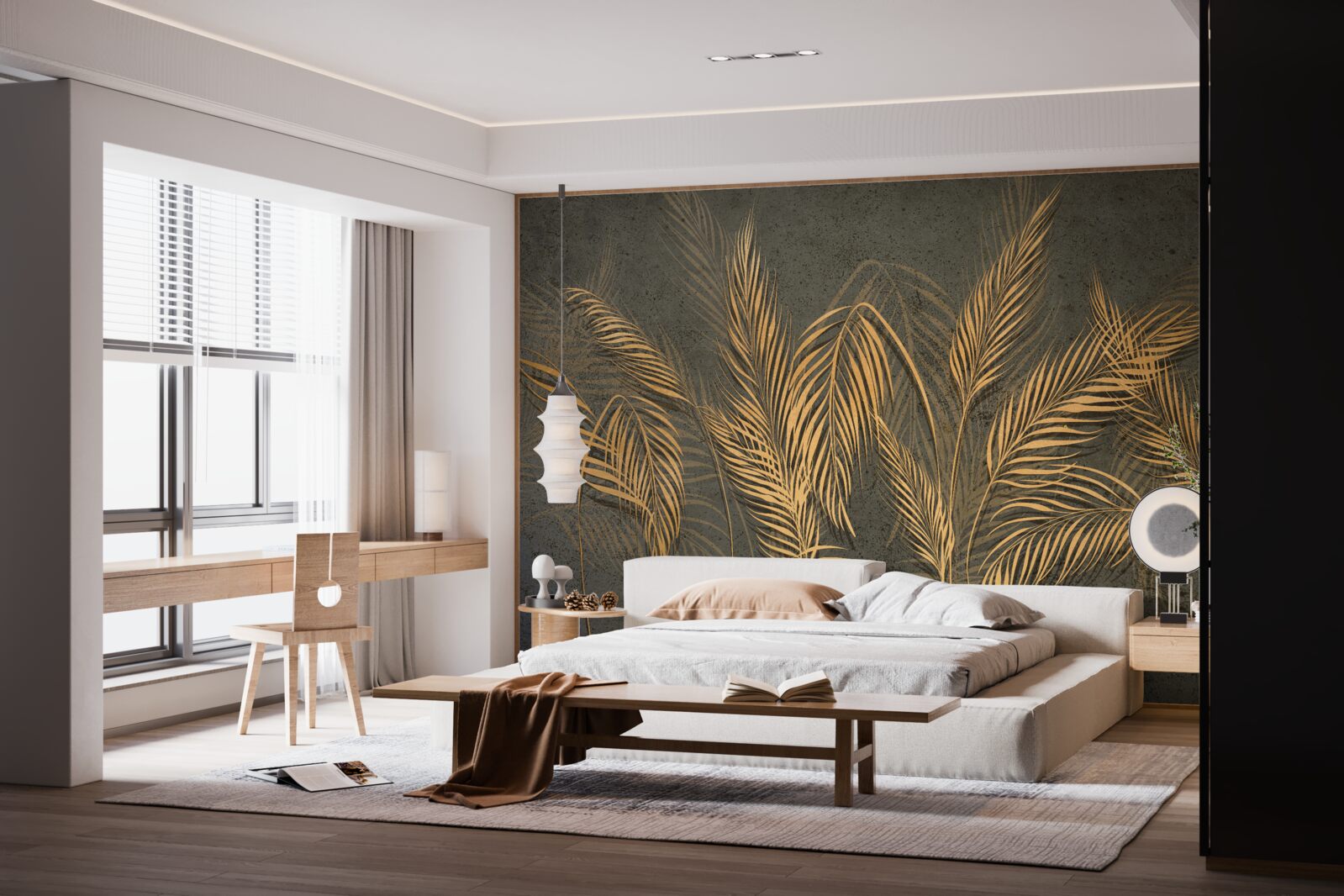 Fototapeta perie klasov prosa v zlatom svetle