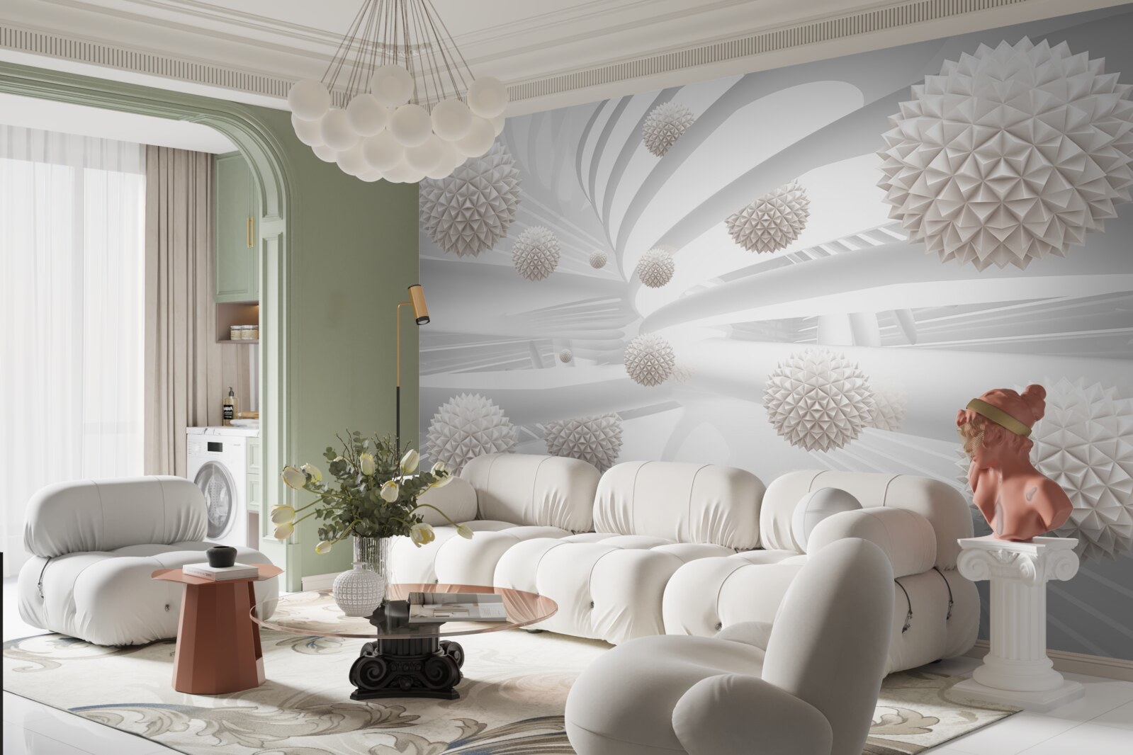 Fototapeta ostré guľky letiace v potrubí