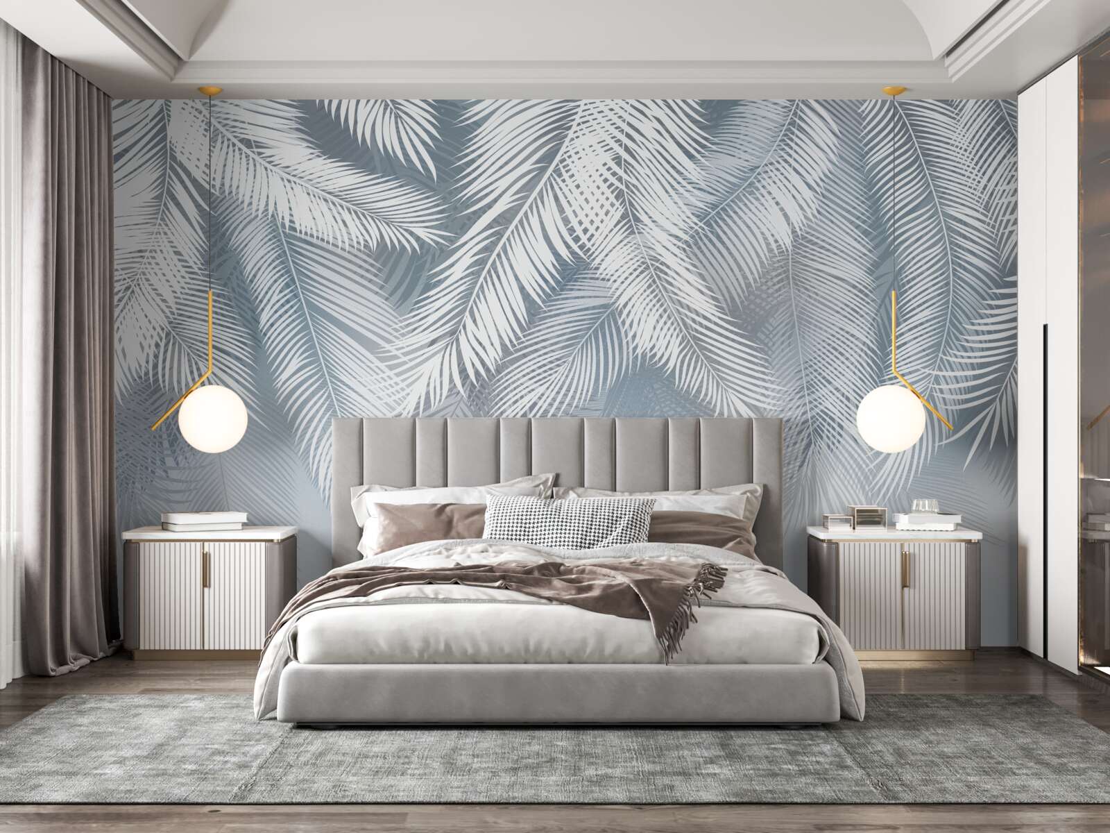 Fototapeta perie podobné, visiace listy