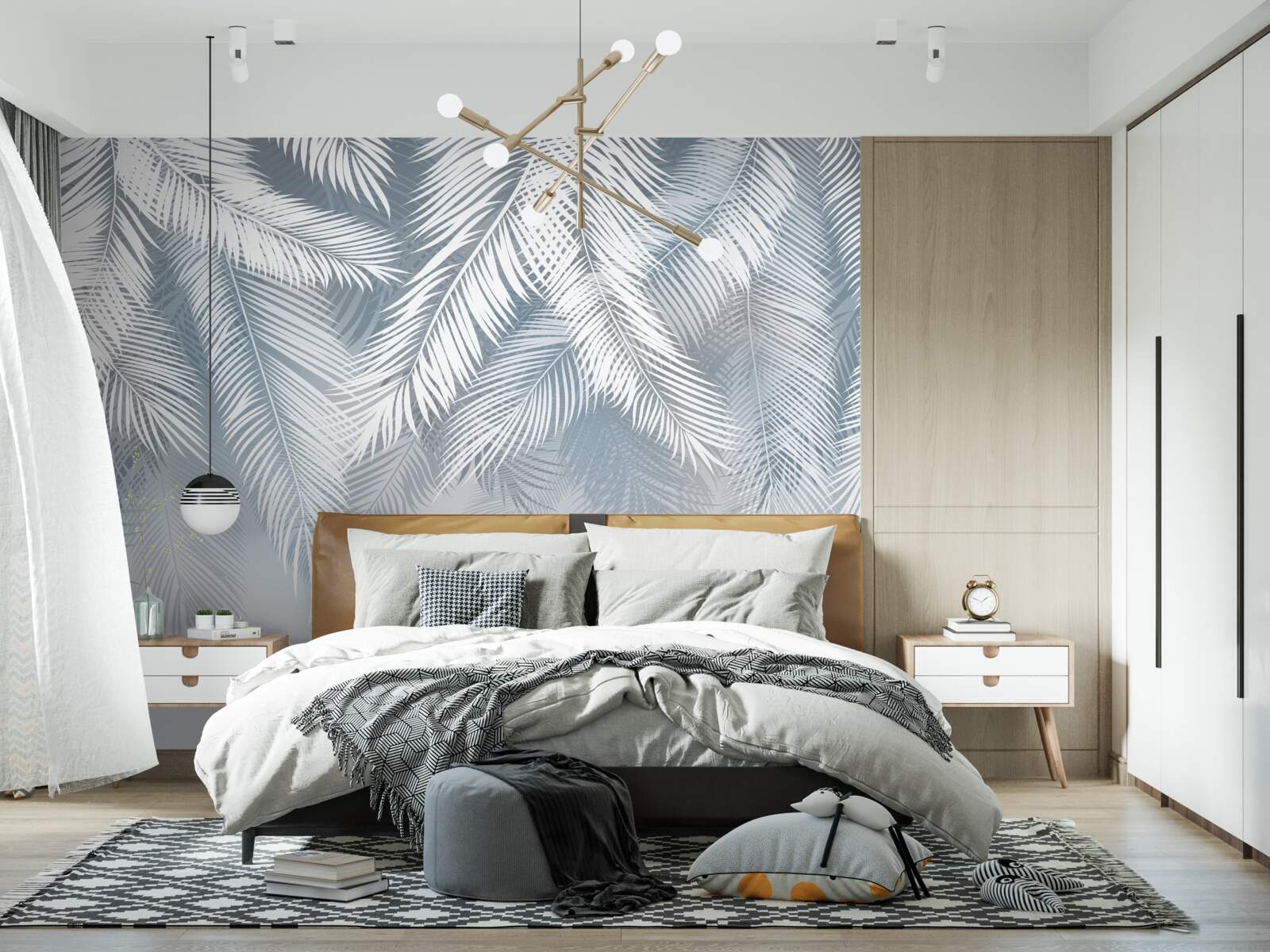 Fototapeta perie podobné, visiace listy