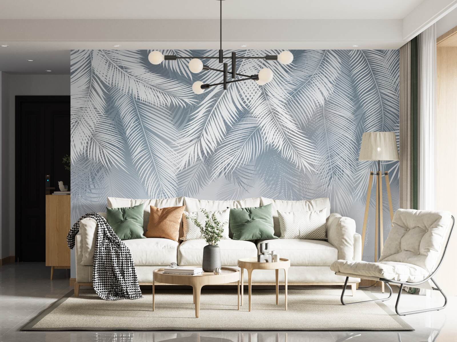 Fototapeta perie podobné, visiace listy