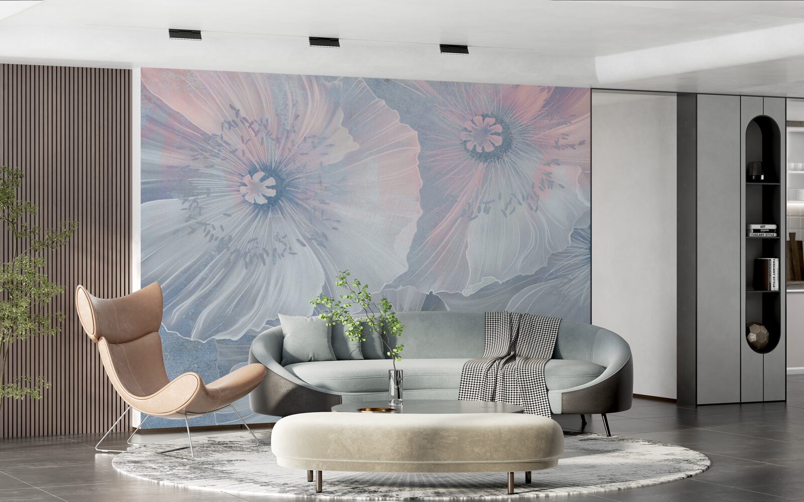 Fototapeta obrázok na pozadí s makom meniacim farbu ako chameleóny