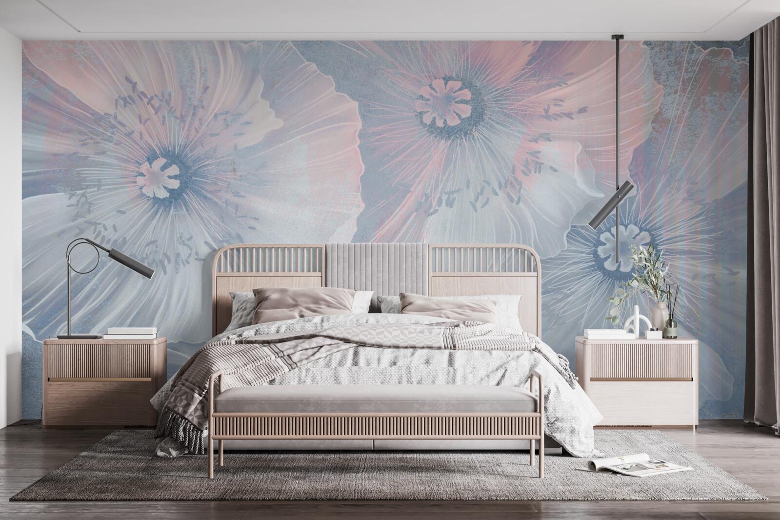 Fototapeta obrázok na pozadí s makom meniacim farbu ako chameleóny