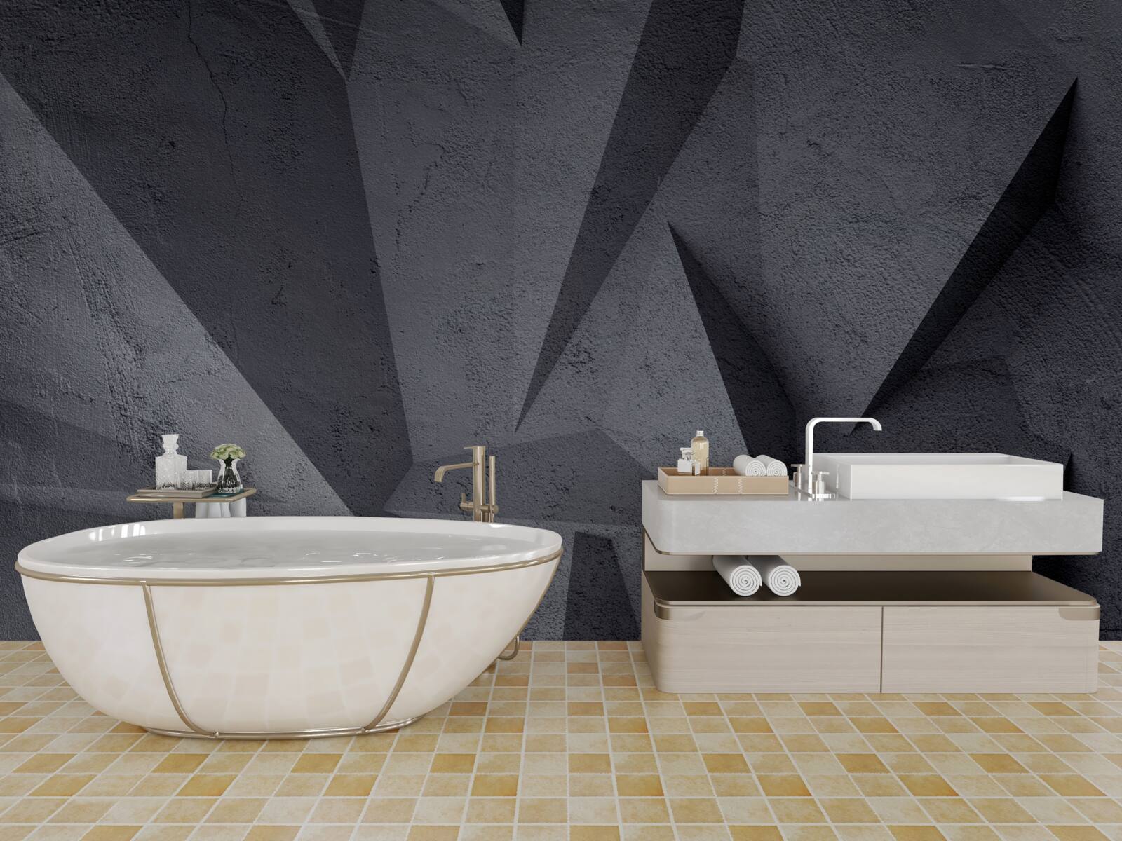 Fototapeta betónové kamenné sochy